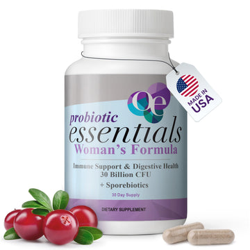 Organic Excellence Probiotics for Women – 30 Billion CFU 18 Strains Prebiotics & Sporebiotics – Gut, Vaginal, Digestive, Immune & Urinary Tract Support – 30 Capsules Organic Excellence uk supplements