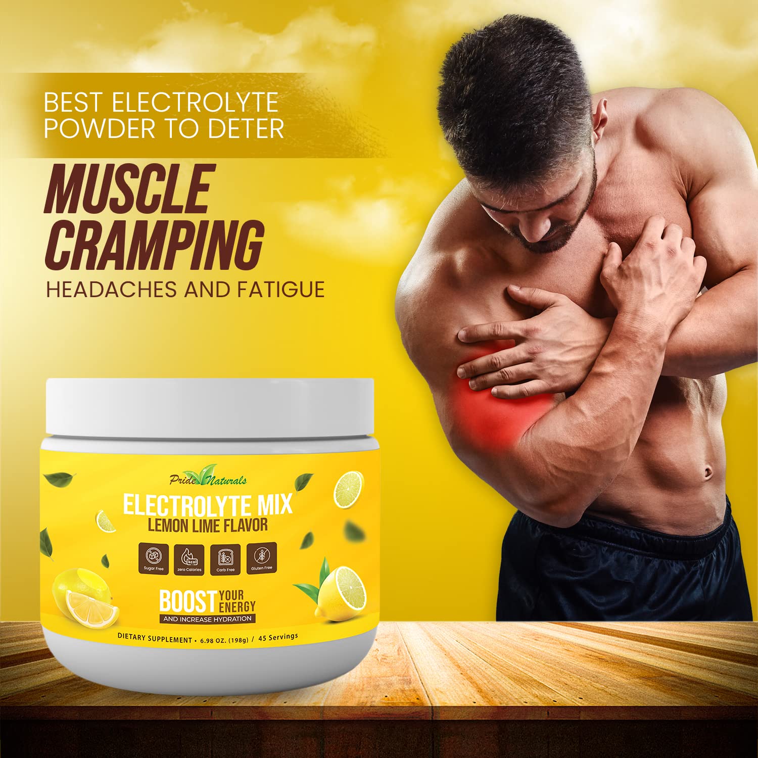 Electrolyte Powder - Refreshing Workout Recovery Electrolytes, Sugar Free, Gluten Free Pride Naturals, Inc uk supplements