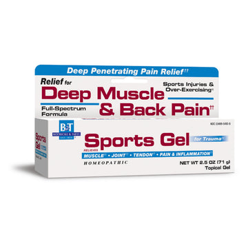 Nature's Way Boericke & Tafel Sports Gel, Relief for Deep Muscle, Joint, Tendon, & Back Pain and Inflammation, Homeopathic, 2.5 oz Nature's Way uk supplements