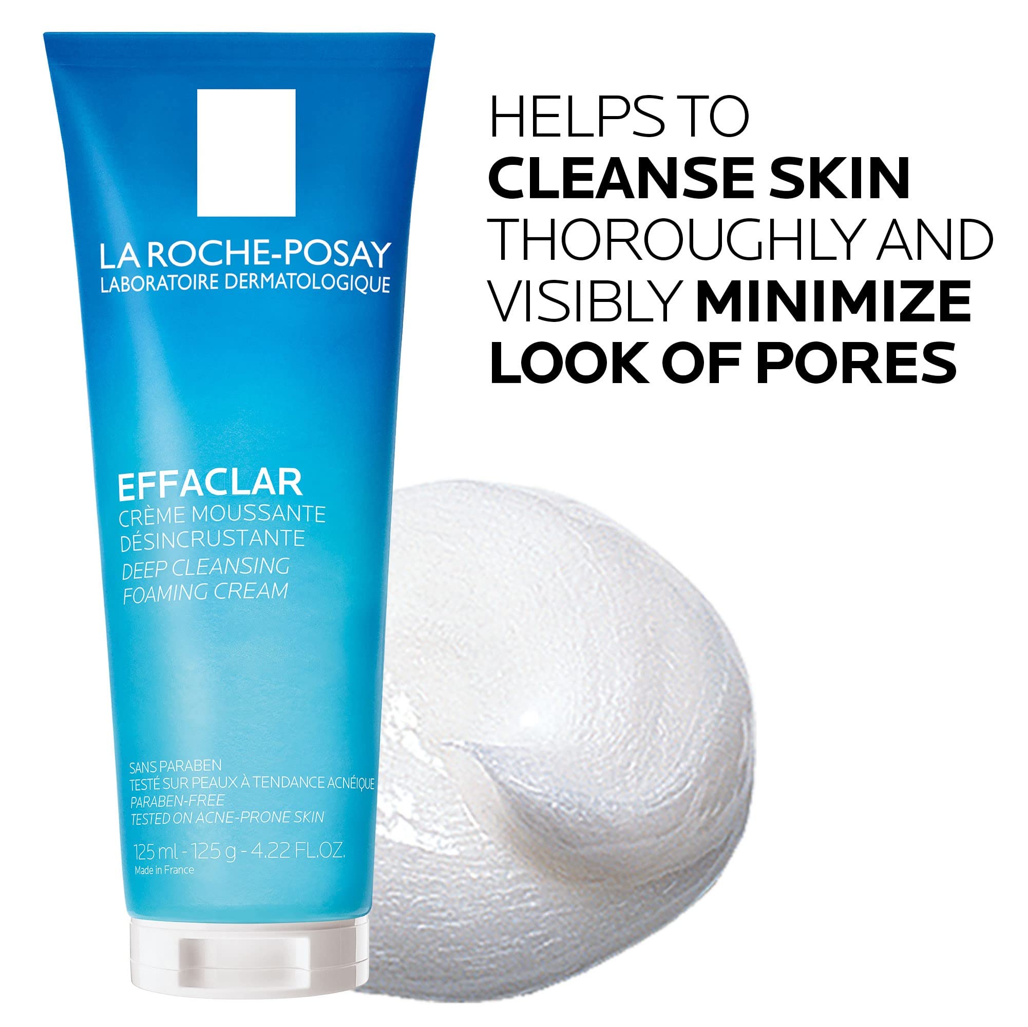 La Roche-Posay Effaclar Deep Cleansing Foaming Facial Cleanser, Cream La Roche-Posay uk supplements