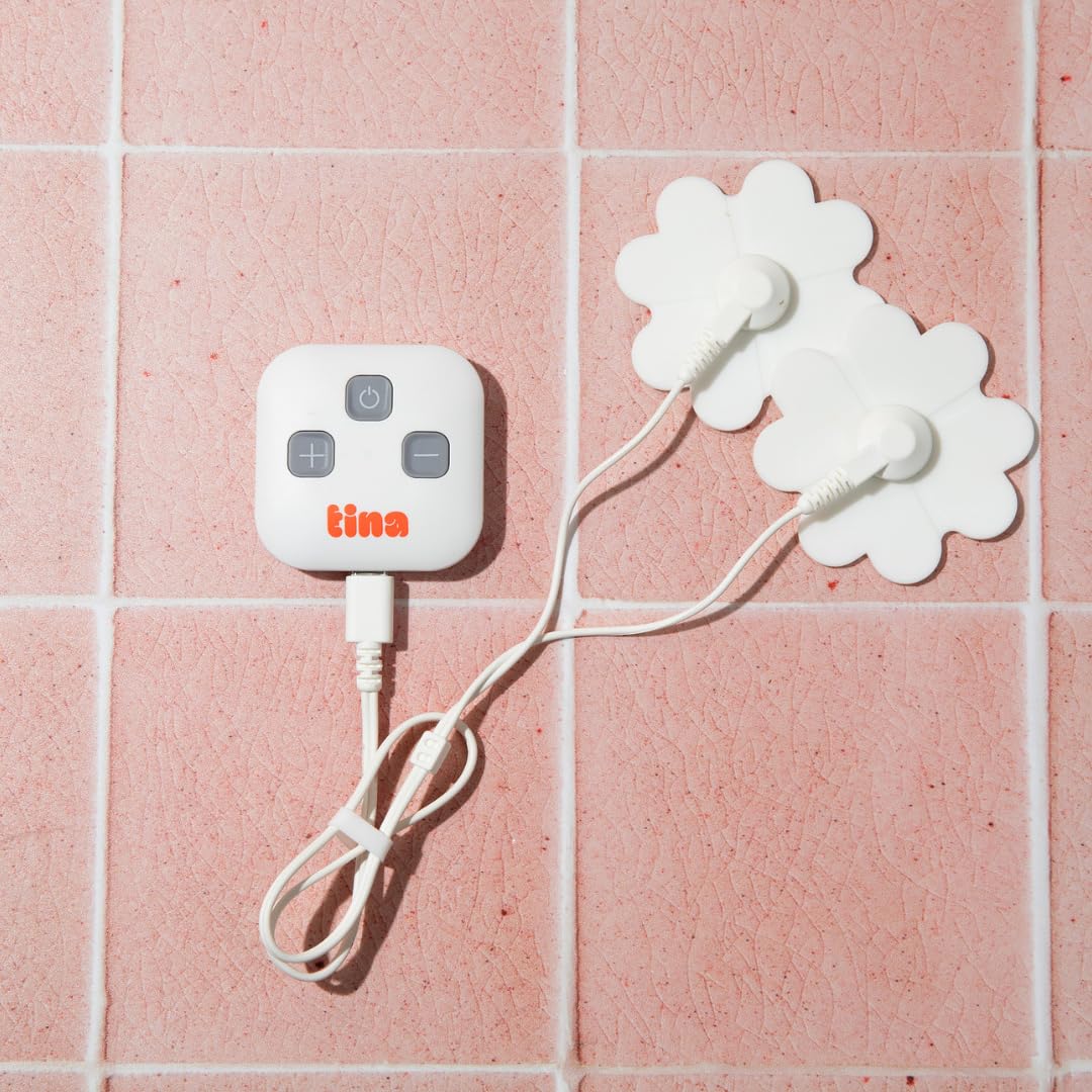 Tensie | Portable Period Pain Relief Device | 30 Gentle, Adjustable Levels for Drug-Free Menstrual Cramp or Lower Back Pain Relief | 10-Hour Battery Life, Rechargeable | Instant Period Cramp Relief TINA uk supplements