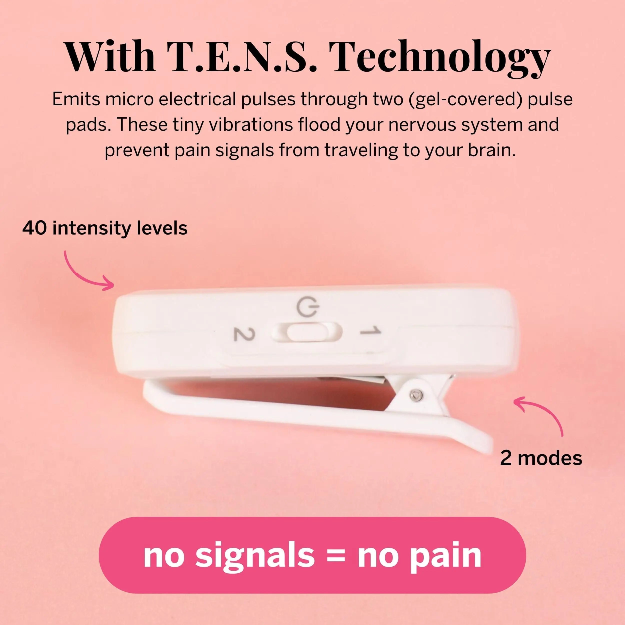 Pixie Period Pain Relief Device - Best PMS Relief Simulator with TENS Technology - Thinnest Wearable Tens Unit - Unnoticeable Under Clothes - Menstrual Cramp Comfort for Feminine Care Pixie Cup uk supplements