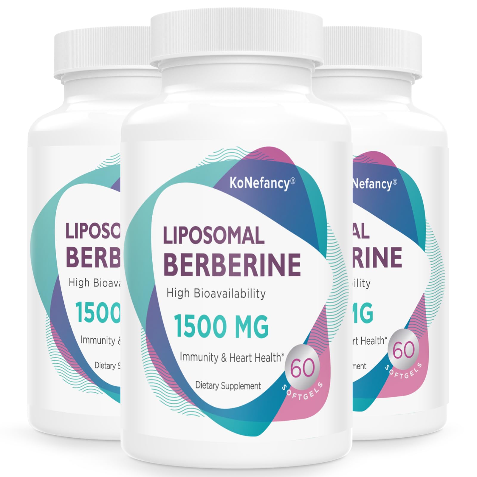 Berberine HCL Supplement 1500mg - High Bioavailability Liposomal Berberine Capsules KoNefancy uk supplements