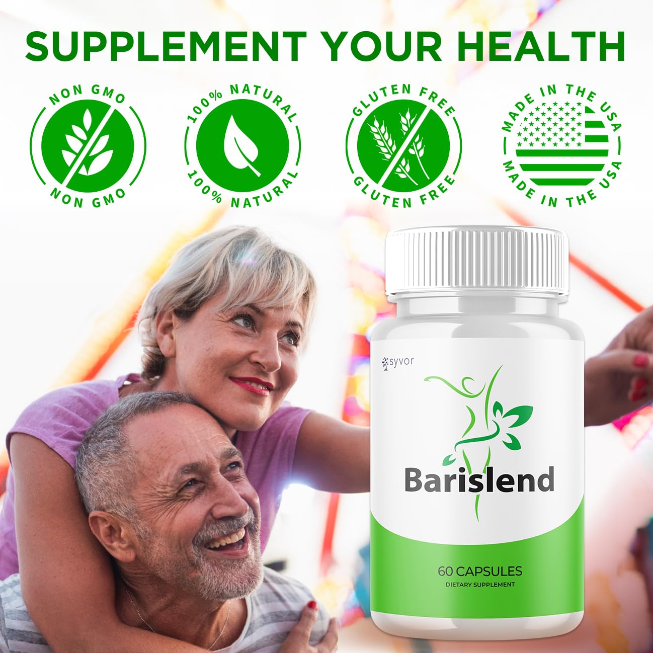 (3 Pack) Barislend Capsules, Official Barislend Pink Salt Pills with All Natural Ingredients, Bari-Slend Advanced Formula Vitamin Pills for Health and Wellness Support for Men and Women (180 Capsules) Syvor uk supplements