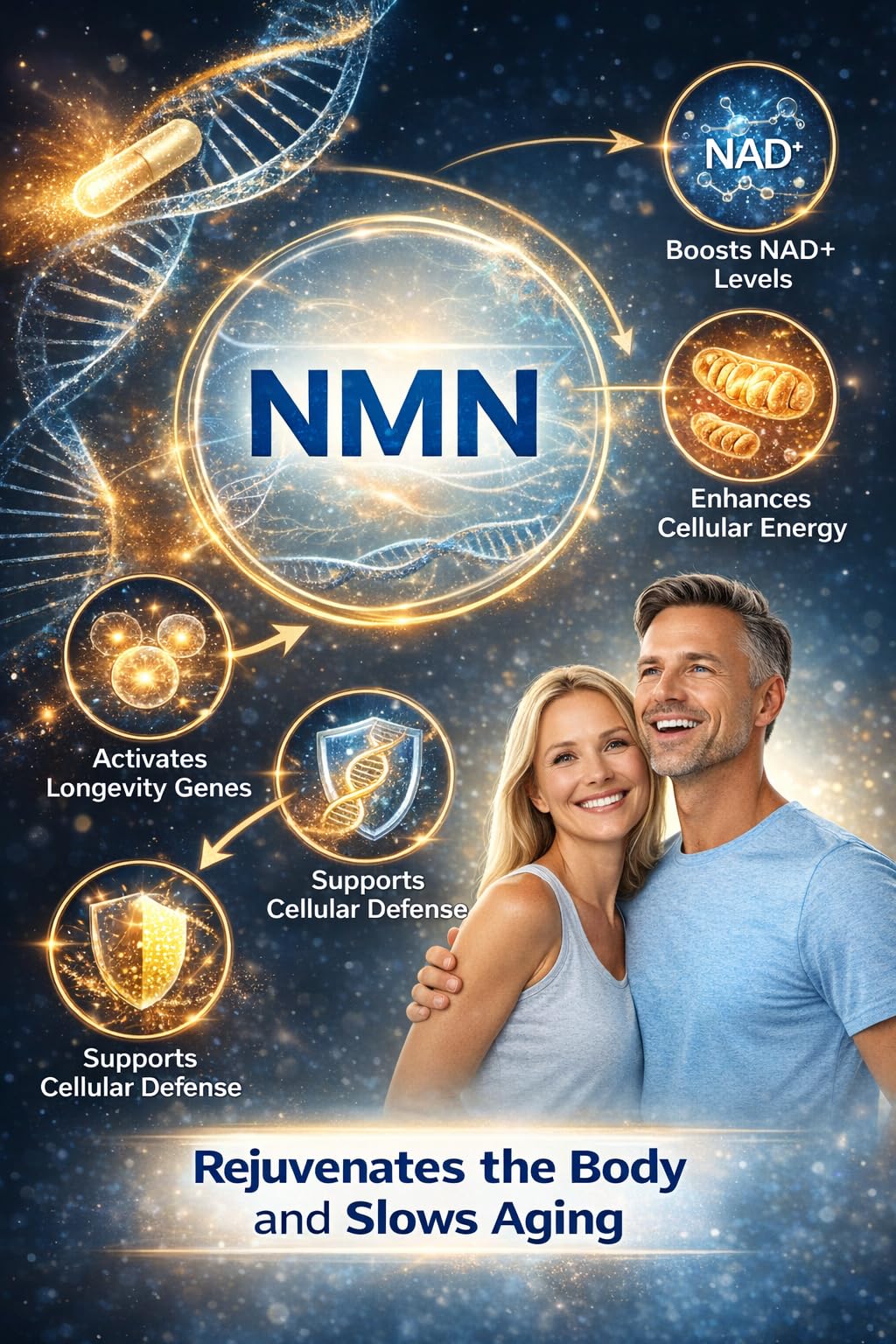Precision NMN1000-1000 mg per Serving, 90 Capsules, 45 Grams Total Delayed Release Vegetarian Capsule, Nicotinamide Mononucleotide Generic uk supplements