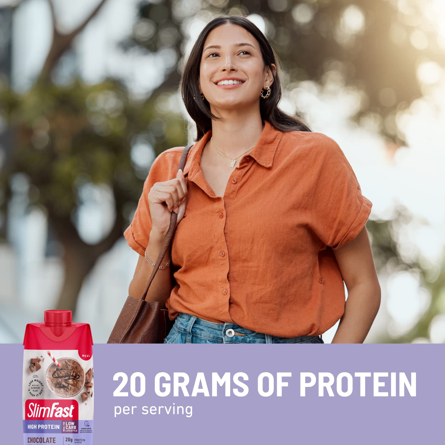SlimFast Protein Shake, Chocolate- 20g Protein, Meal Replacement Shake Ready to Drink SlimFast uk supplements