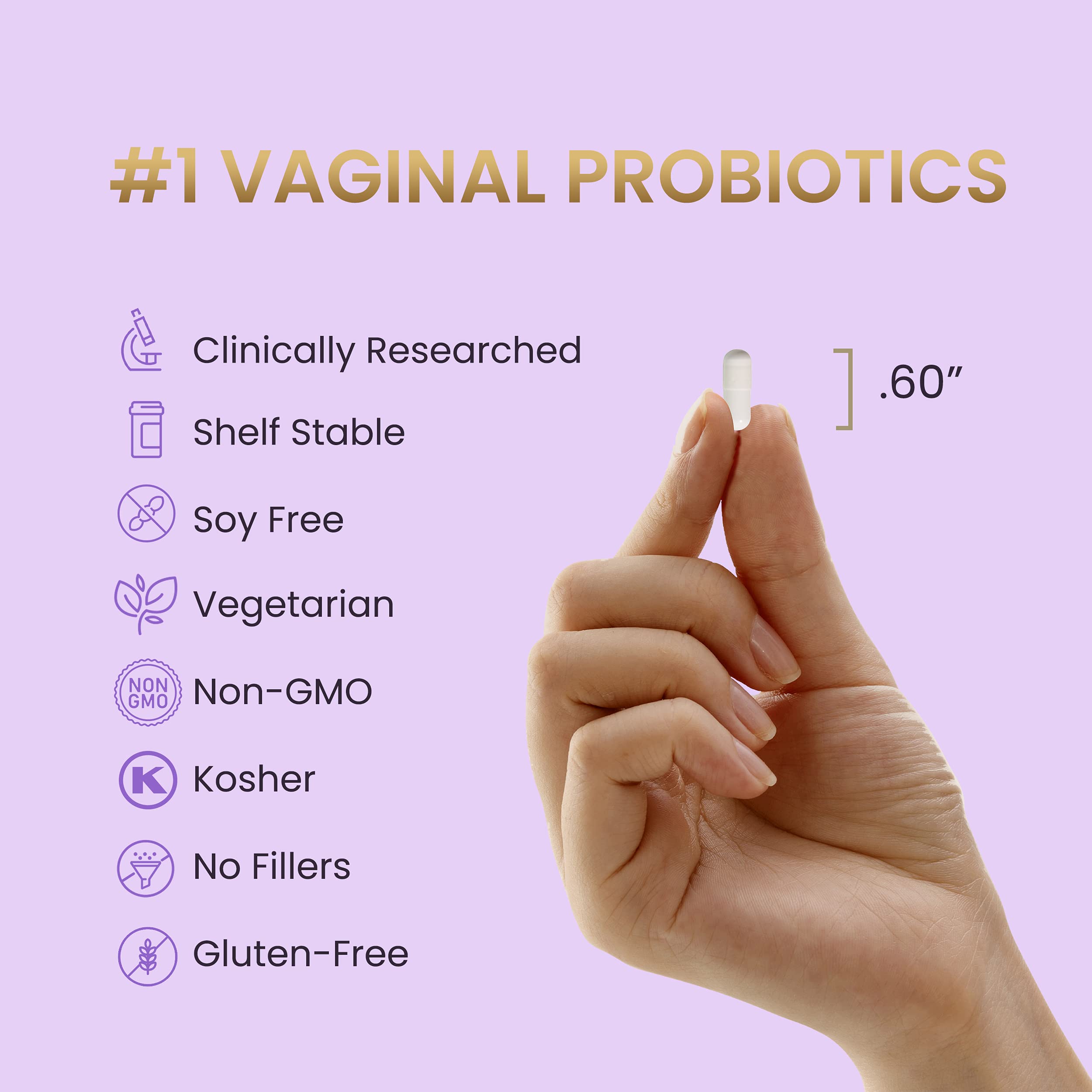 HPD Rx Pro-Fem #1 Vaginal Health Probiotic | Vaginal Probiotics | Clinically Proven to Promote Yeast & PH HPD Rx uk supplements