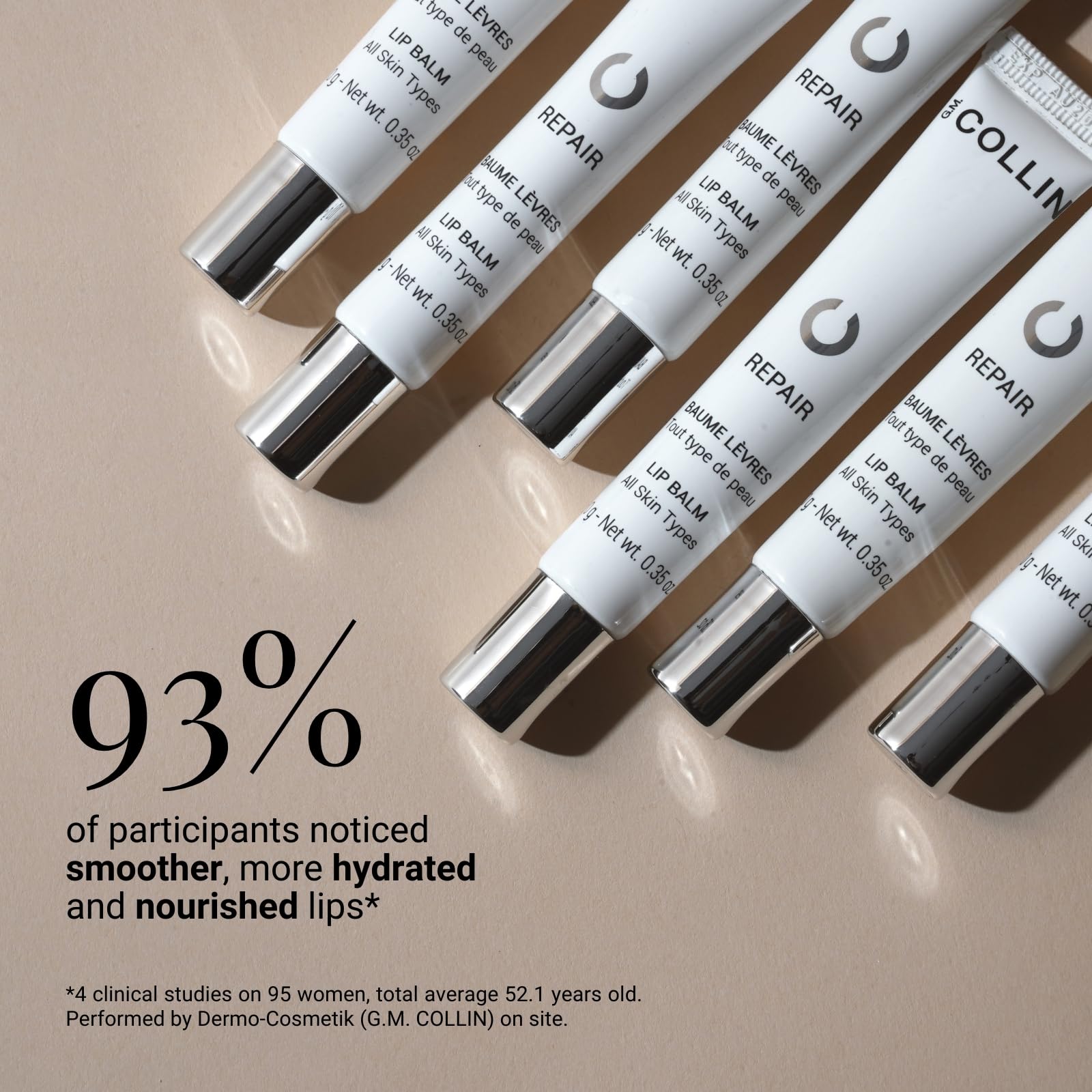 G.M. COLLIN Repair Lip Balm | Hydrating Treatment for Dry or Chapped Lips | Moisturizing Shea Butter to Soothe and Soften G.M. COLLIN uk supplements