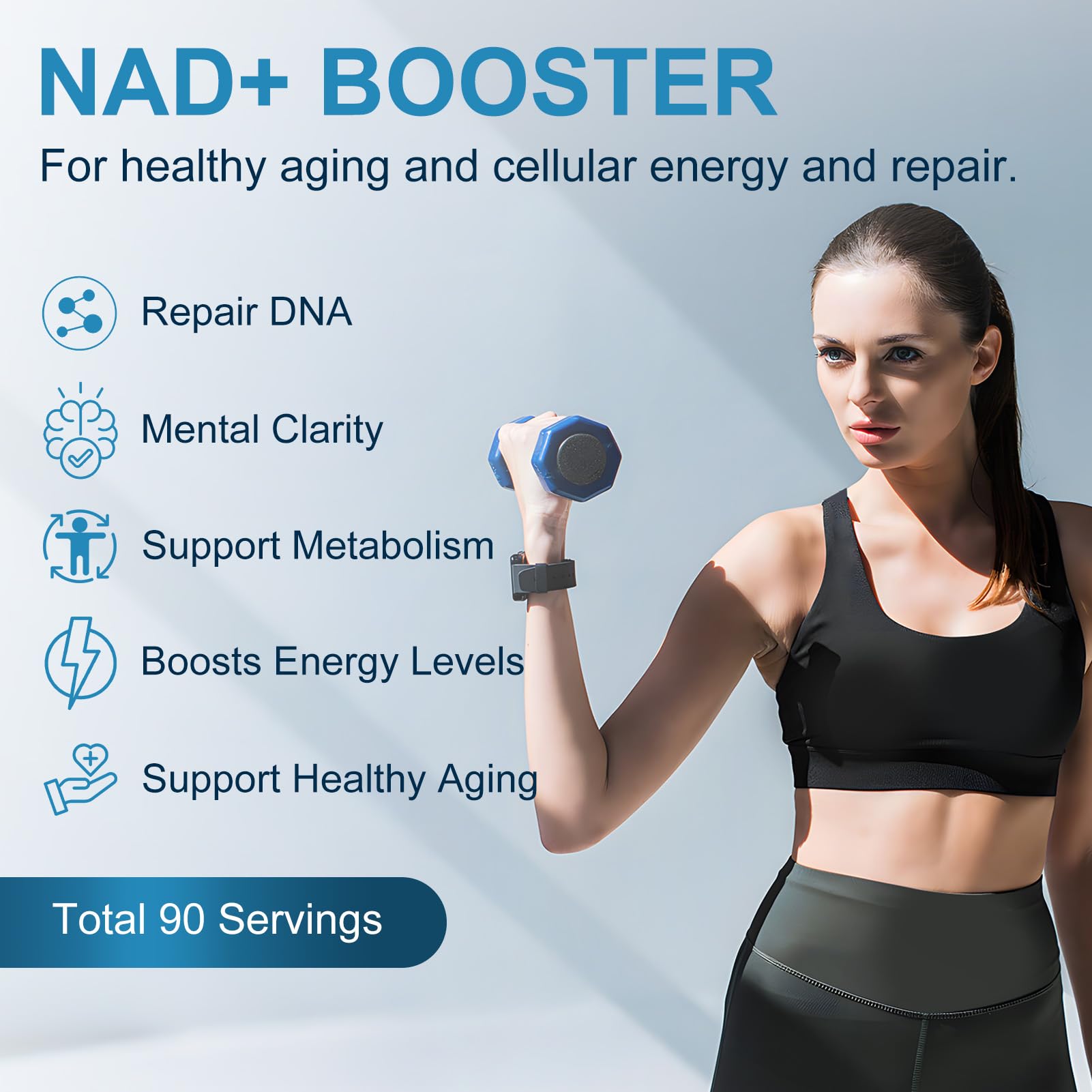 ETOVO NAD+ Supplement, 8525 mg Liposomal NAD Resveratrol Supplement for Women and Men with Coptisine Quercetin Curcumin Supports Cellular Health, Energy & Healthy Anti-Aging 180 Counts ETOVO uk supplements