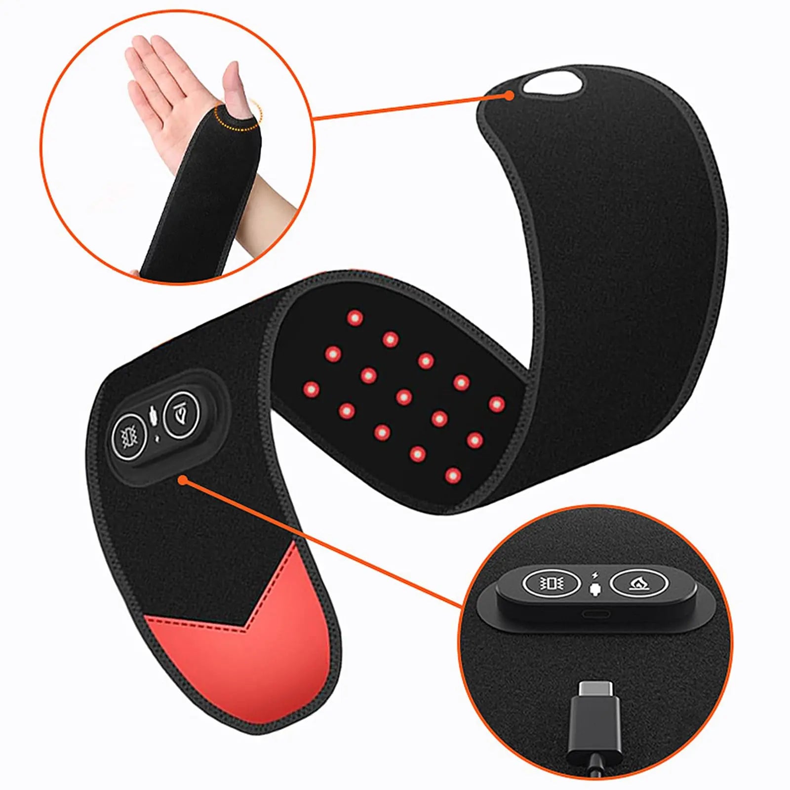 ZMHWANY Rechargeable Cordless Wrist Massager with Heat and Compression, 3000mAh Battery for Arthritis Carpal Tunnel Pain Relief, Wireless Heating Pad Ideal for Seniors ZMHWANY uk supplements