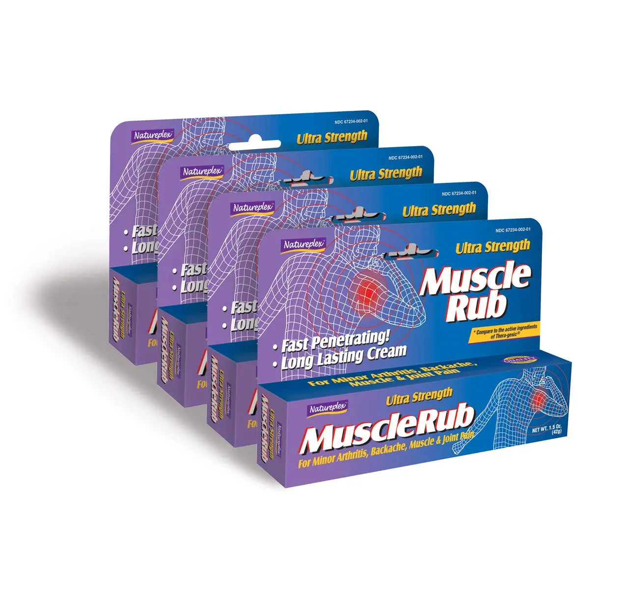 Ultra Strength Muscle Rub 24 Pack Natureplex uk supplements