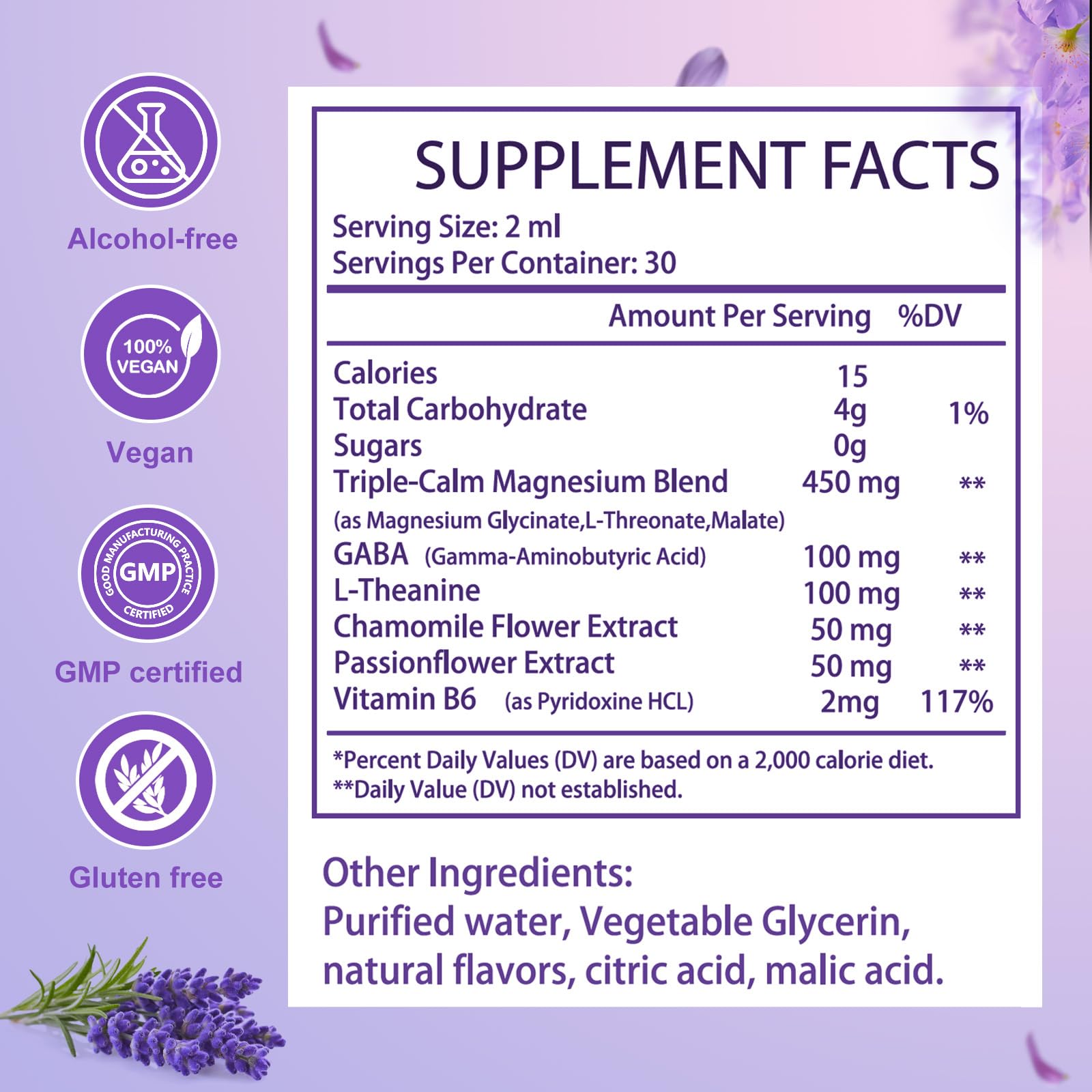 Magnesium Glycinate Liquid Drops for Women & Men, Triple Calm Magnesium Complex Supplement with L-Threonate, Malate, L-Theanine for Kids Adults Calm, Sleep & Mood, Sugar-Free, Natural Flavor, 2 fl oz loiomay uk supplements