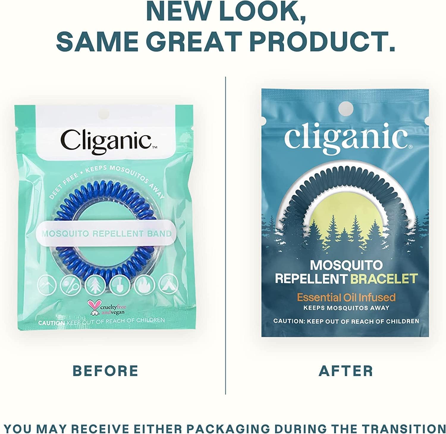 Cliganic 10 Pack Mosquito Repellent Bracelets, DEET-Free Bands, Individuall Cliganic uk supplements