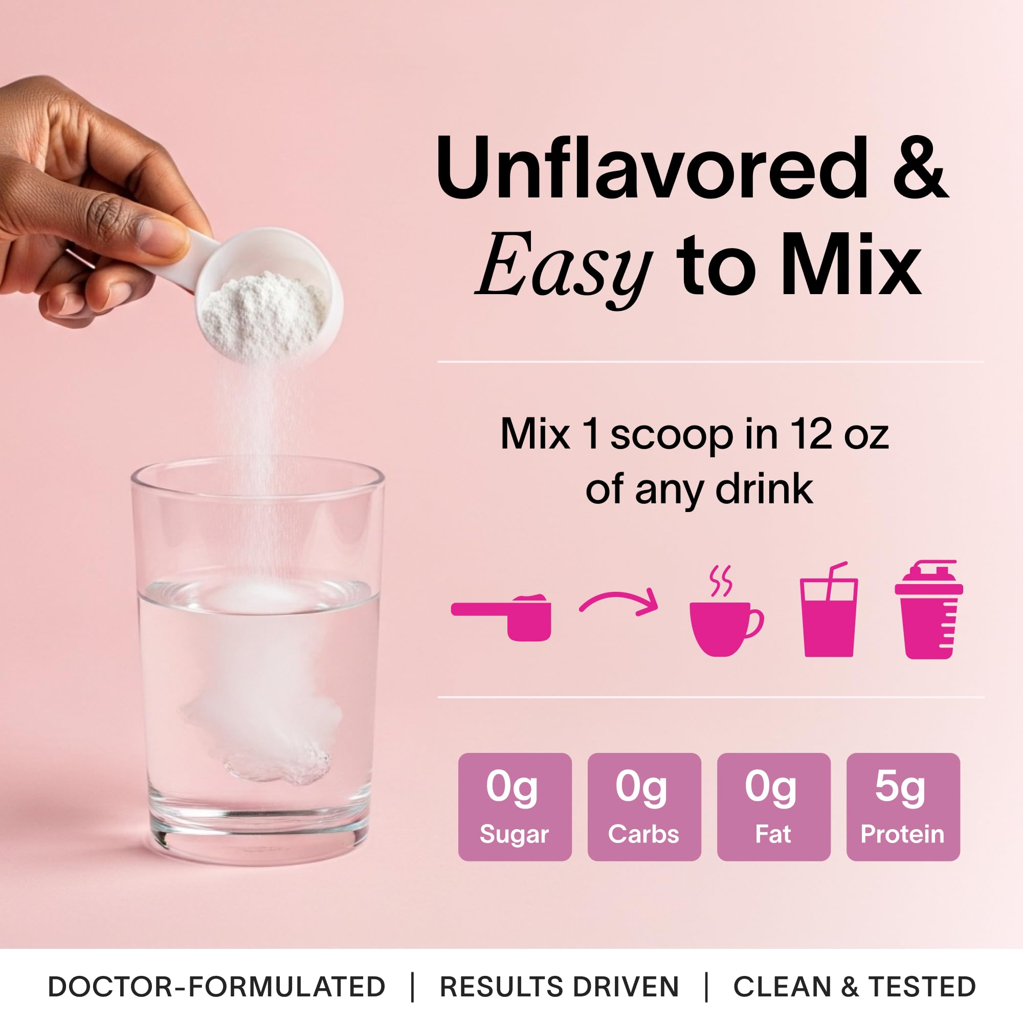 Ladywell Creatine Pearl Complex | 3-in-1 Formula for Women | Creatine Monohydrate, Collagen & Pearl Powder | Supports Energy, Skin Health, Mental Clarity, Metabolism & Lean Muscle | 30 Servings Ladywell uk supplements