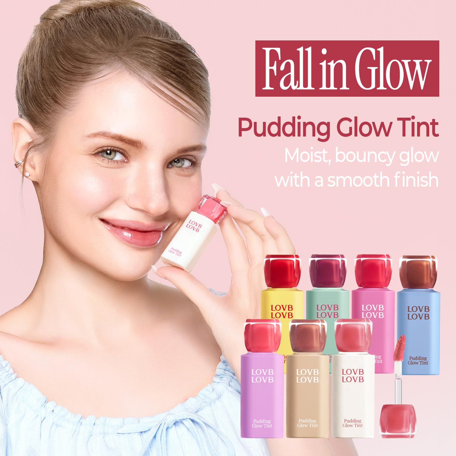 LOVB LOVB Pudding Glow Korean Lip Tint | Natural Lip Stain | Gloss to Stain | Long-Lasting & Non-Sticky | Lightweight Lip Tint | 0.14 oz. (04 SUNSET BEIGE) LOVB LOVB uk supplements