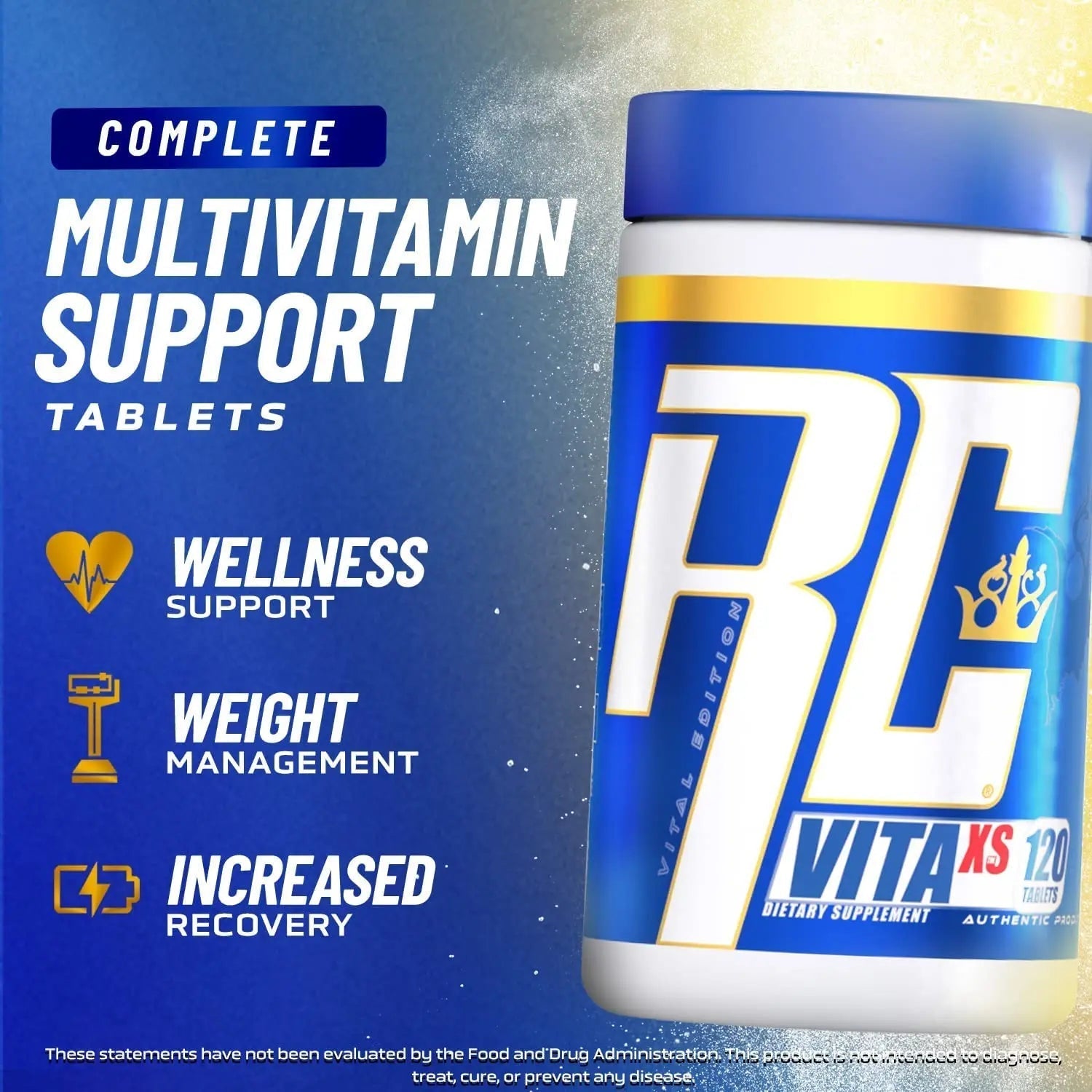 Ronnie Coleman Signature Series Vita XS Multivitamin for Men and Women, Daily Nutritional Support with B Vitamins and Minerals Ronnie Coleman Signature Series uk supplements
