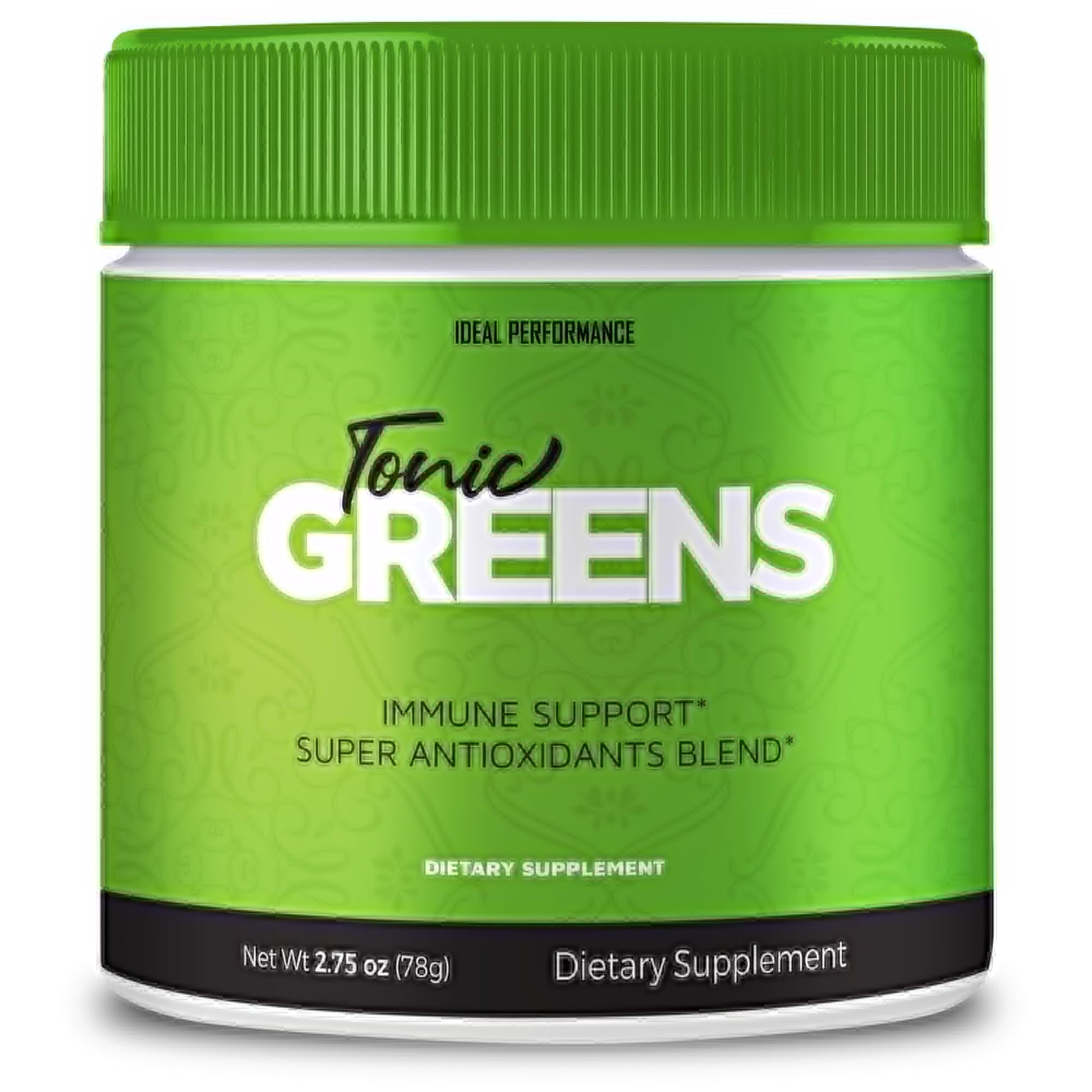 Tonic Greens Powder Vitamin Supplement Advanced Formula - Natural Green Blend Energy Supplement - Maximum Strength, TonicGreens BCAA, Tonic Greens All Natural Formula Powder Support Reviews (1 Pack) IDEAL PERFORMANCE uk supplements
