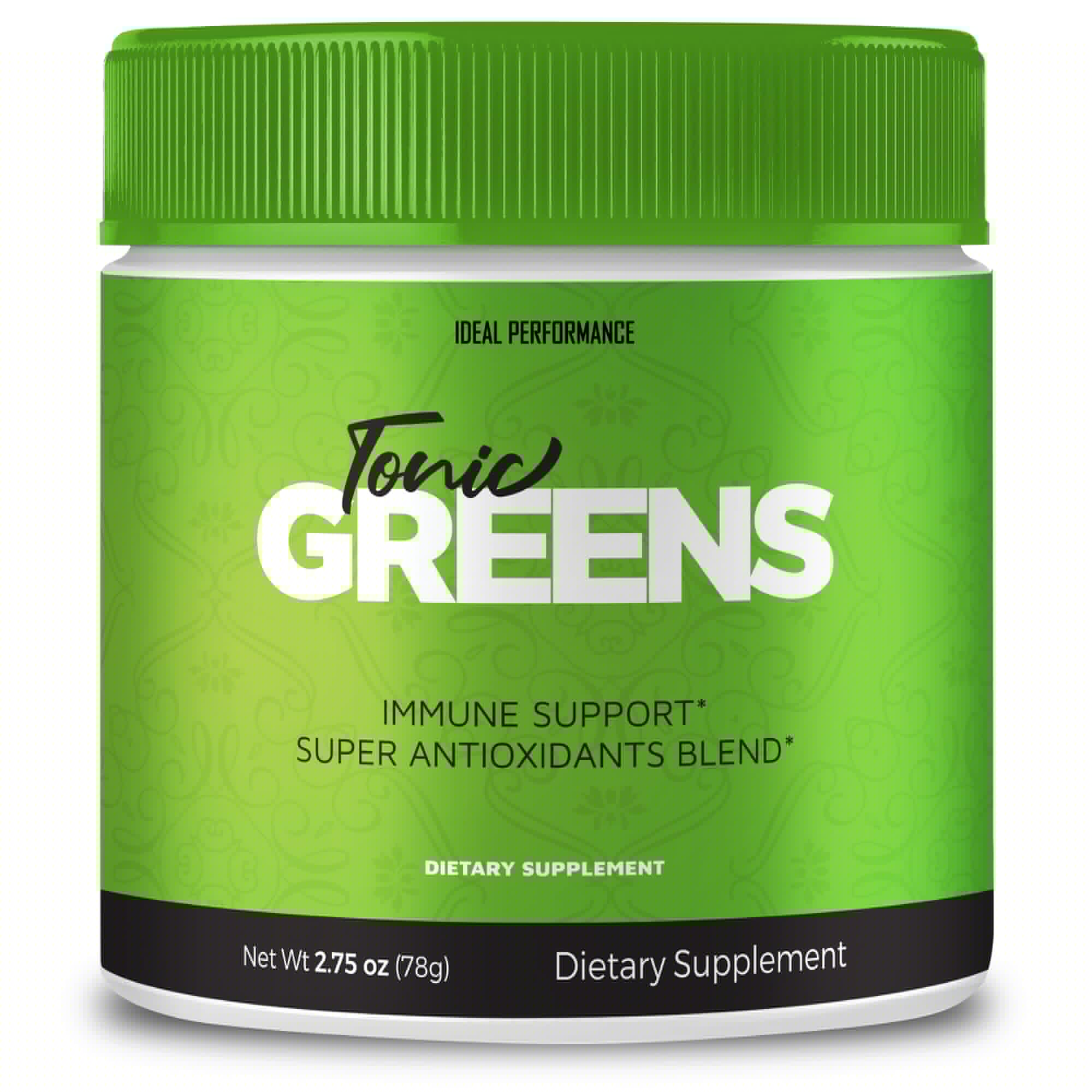 Tonic Greens Powder Vitamin Supplement Advanced Formula - Natural Green Blend Energy Supplement - Maximum Strength, TonicGreens BCAA, Tonic Greens All Natural Formula Powder Support Reviews (1 Pack) IDEAL PERFORMANCE uk supplements