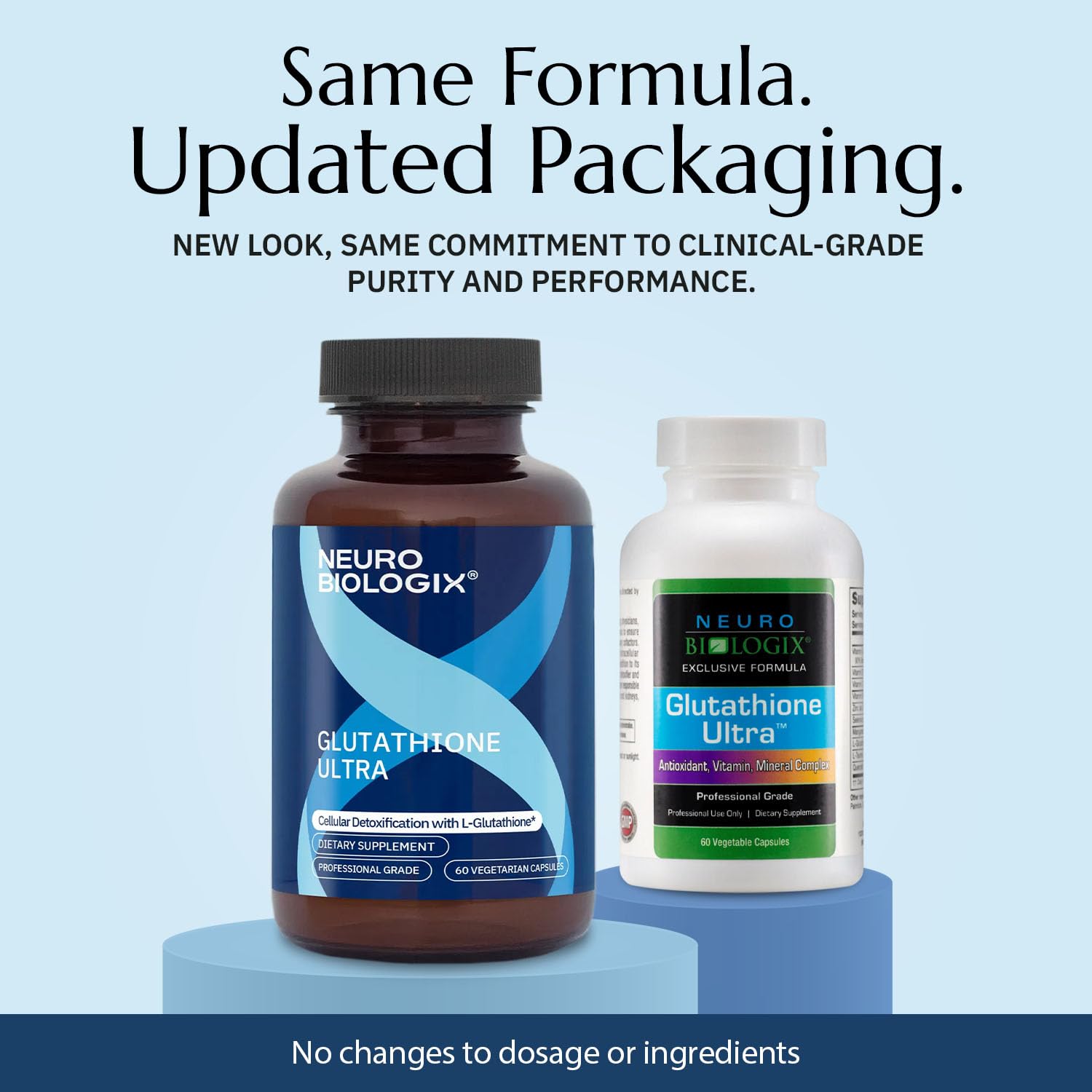 Neurobiologix Glutathione Ultra, L-Glutathione Antioxidant Complex with Vitamin C, A, B2, B6, Zinc, Selenium, Manganese, Taurine & Quercetin for Cellular Health, Gluten Free, 60 Vegetarian Capsules Neurobiologix uk supplements