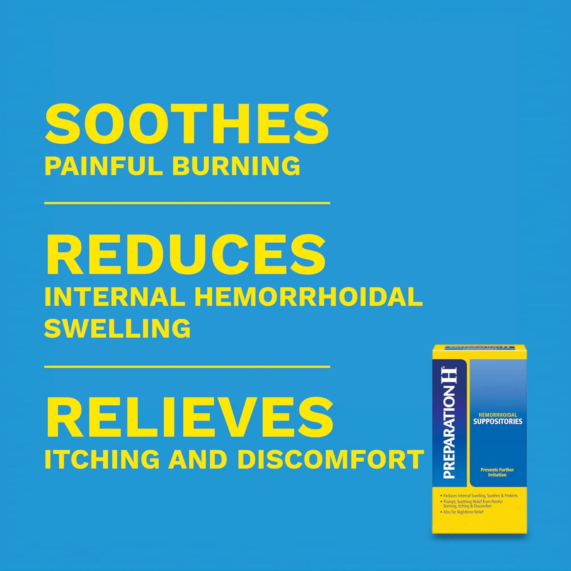 Preparation H Hemorrhoid Suppositories For Itching And Discomfort Relief - 12 Count (Pack of 1) Preparation H uk supplements