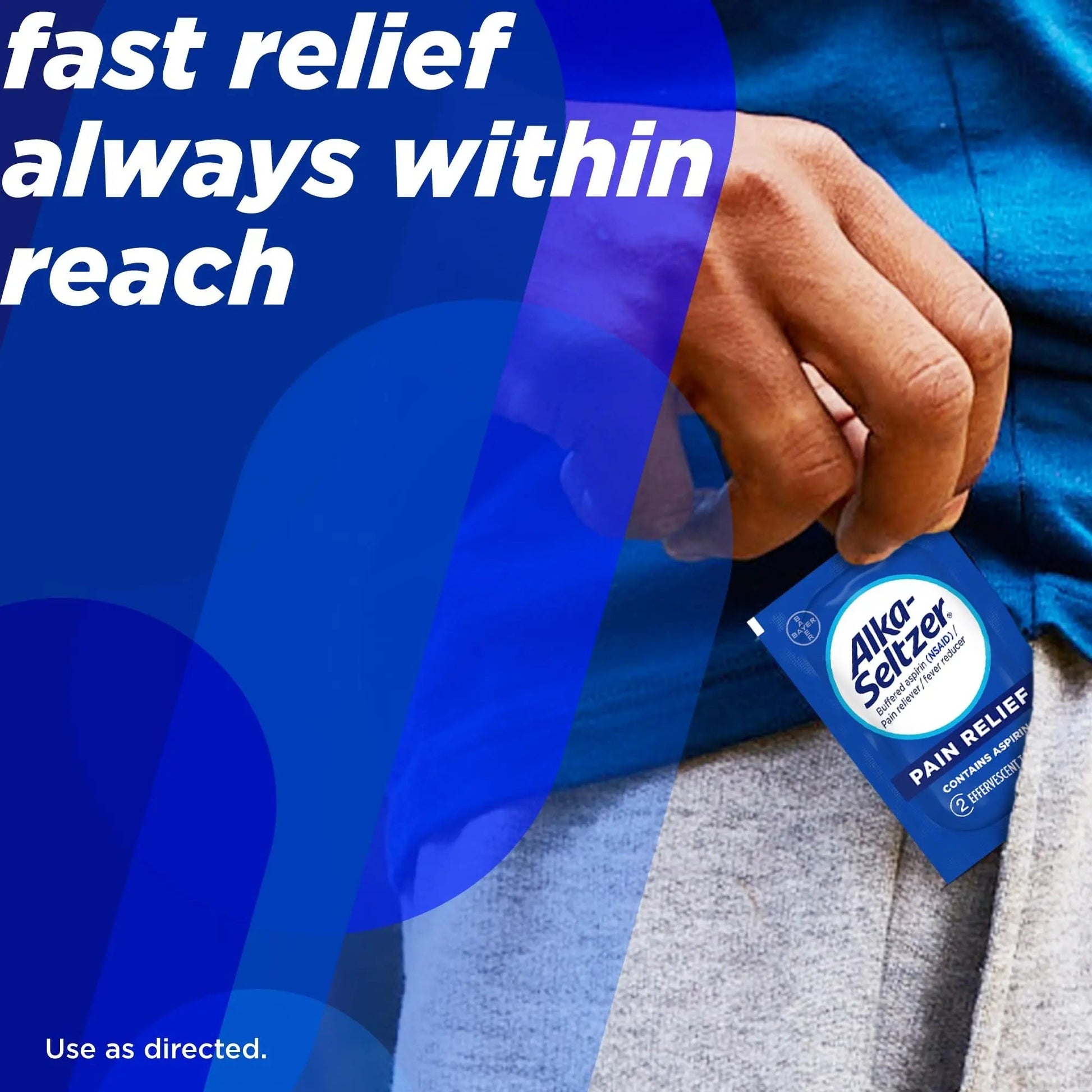 Alka-Seltzer Pain Relief, Aspirin Effervescent Tablets for Fast Pain Relief, 72 Ct Alka-Seltzer uk supplements