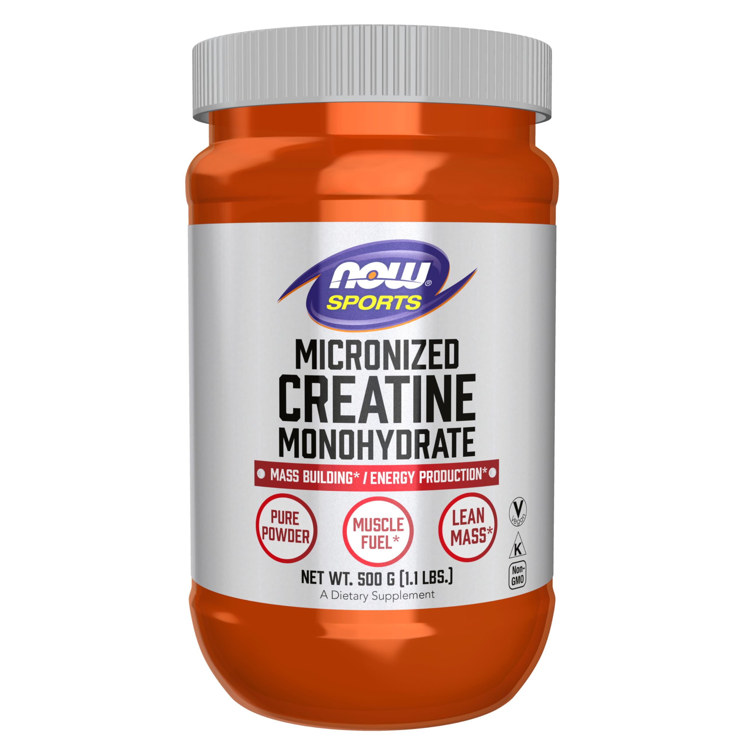 NOW Foods Sports Nutrition, Micronized Creatine Powder 500 g, Mass Building*/Energy Production*, 1.1-Pound NOW Foods uk supplements