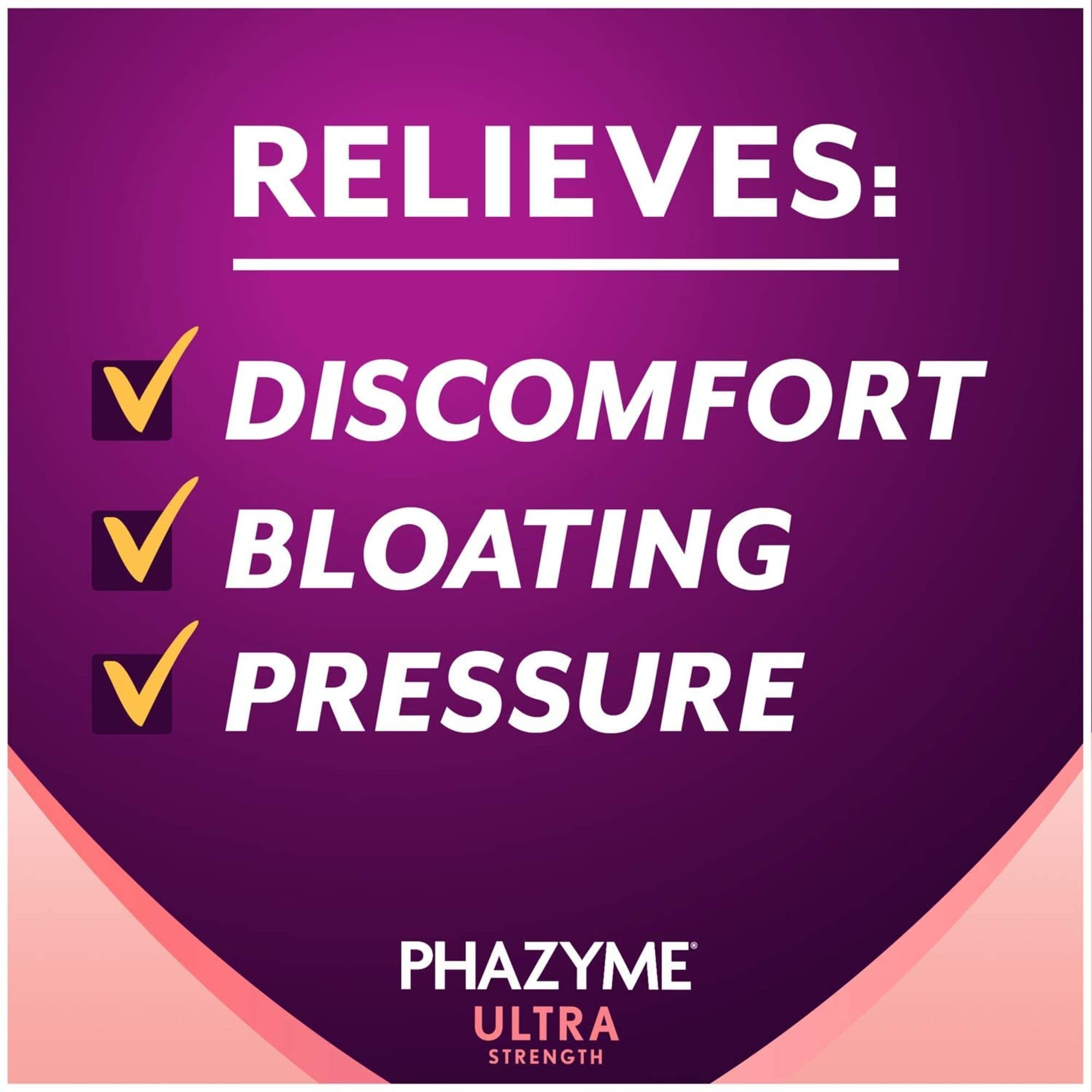 Phazyme Ultra Strength Gas & Bloating Relief, Works in Minutes, 12 Fast Gels, 3 Pack Phazyme uk supplements