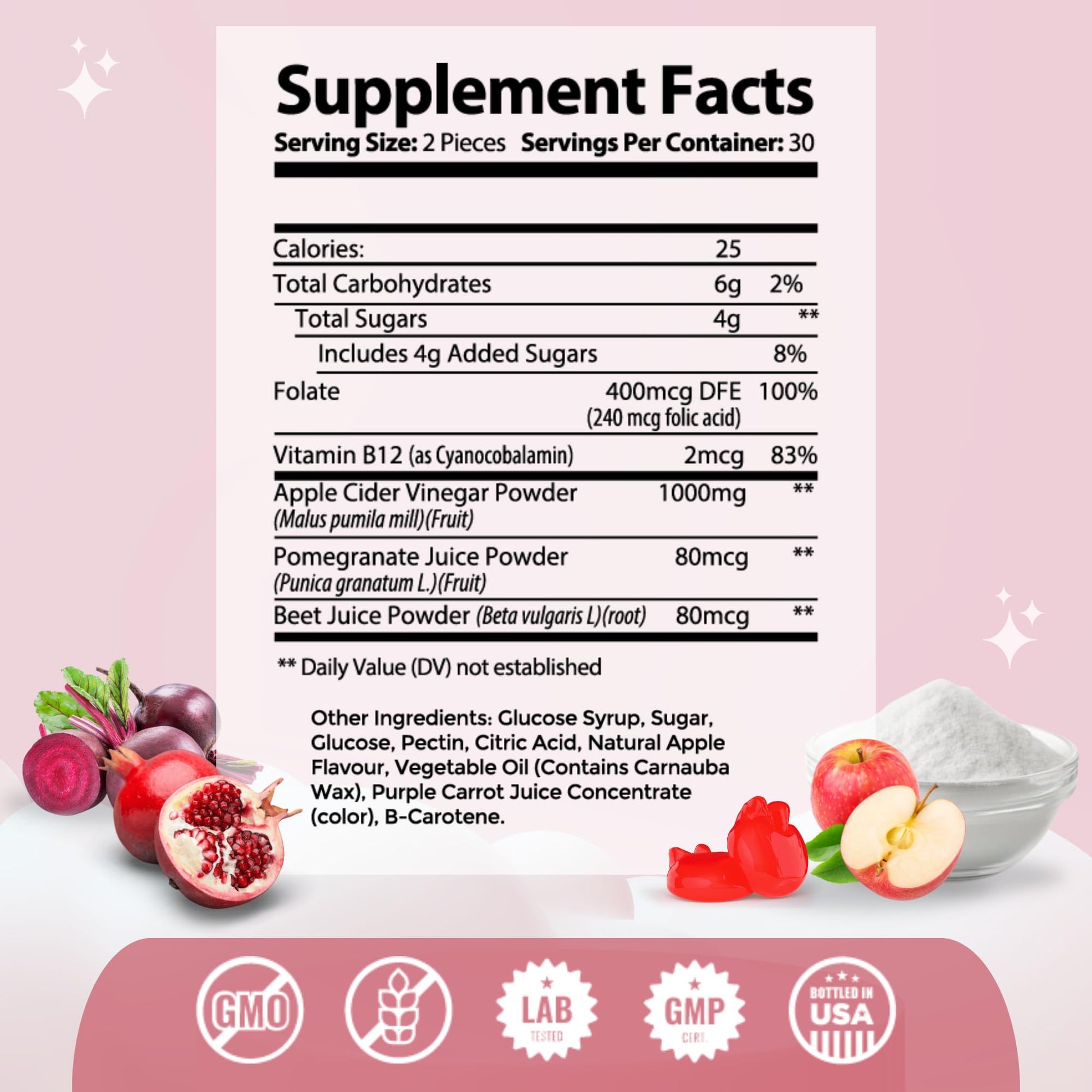 Probiotics for Vaginal Probiotics for Vaginal Odor Control, Balanced PH Levels Plus Apple Cider Vinegar Gummies Mommyz Love uk supplements