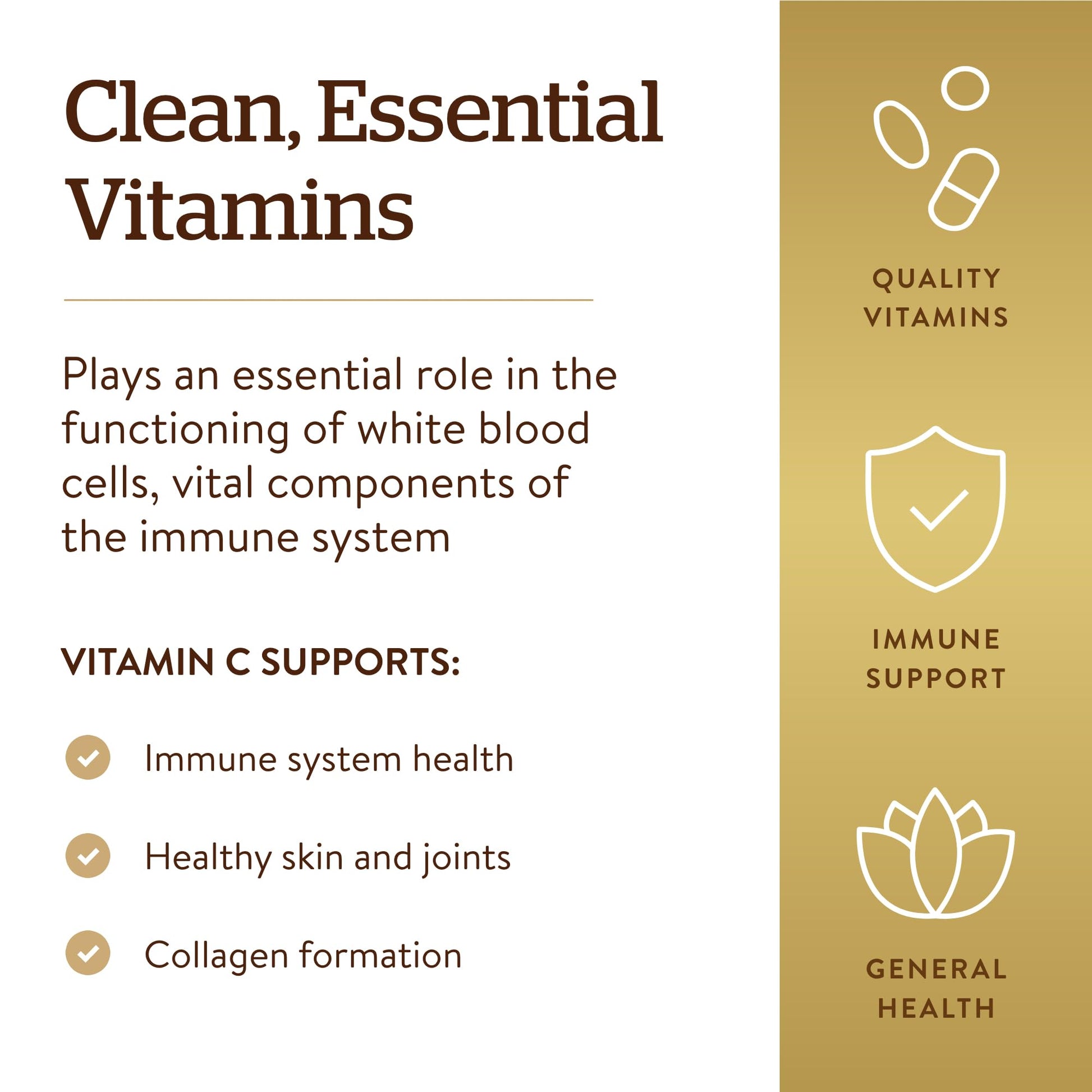 Solgar Vitamin C 1000mg - Healthy Immune System - Helps Fight Free Radicals - Vegan SOLGAR uk supplements