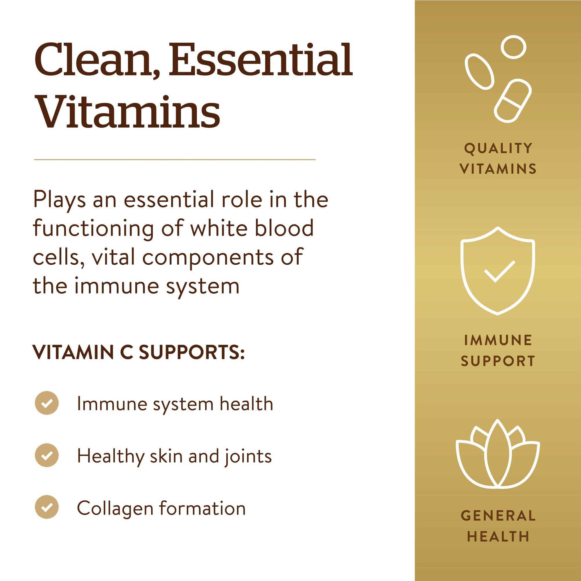 Solgar Vitamin C 1000mg - Healthy Immune System - Helps Fight Free Radicals - Vegan SOLGAR uk supplements