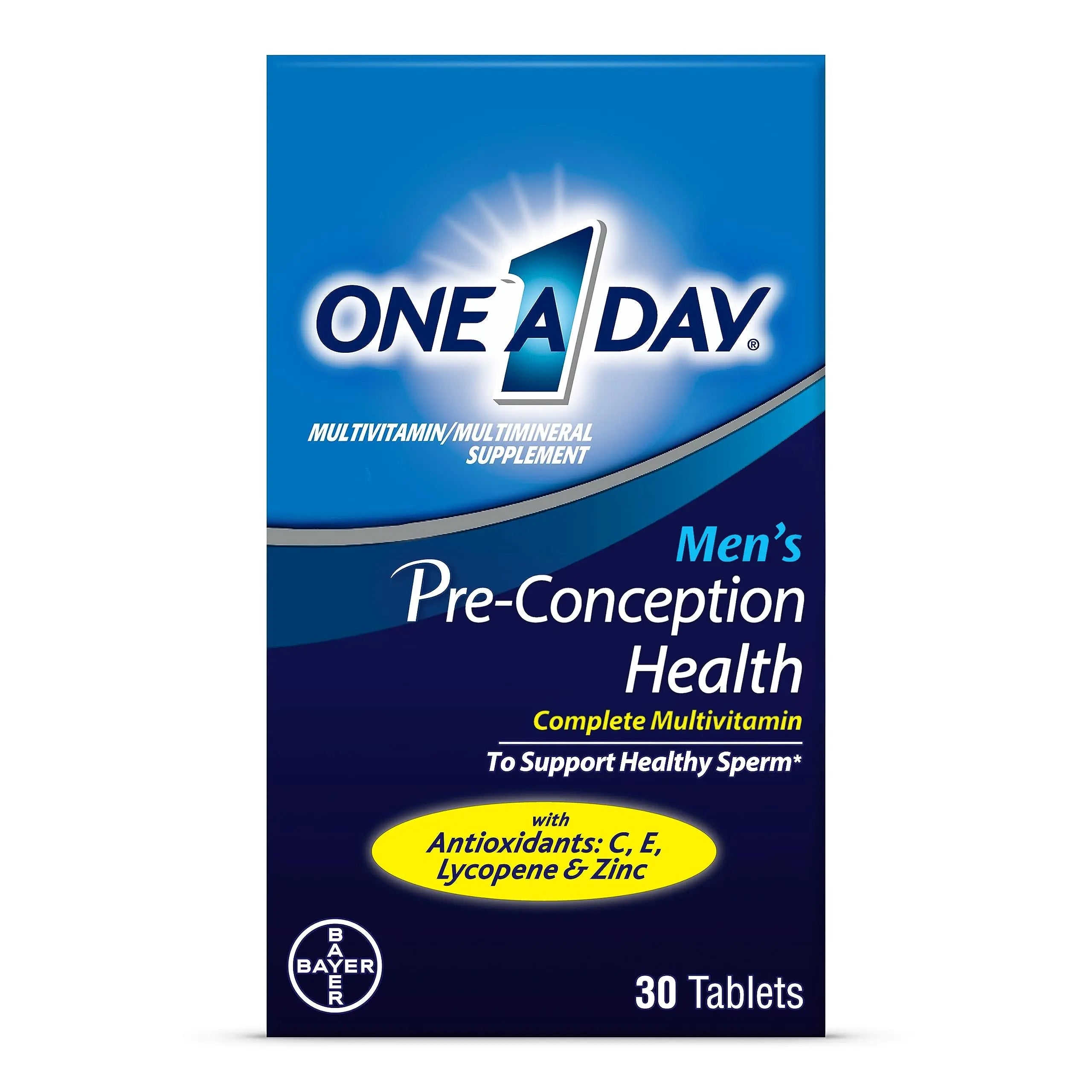 One A Day Men's Pre-Conception Health Multivitamin to Support Healthy Sperm, Supplement for Men ONE A DAY uk supplements