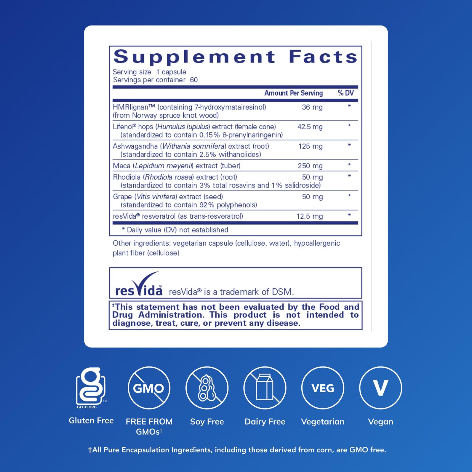 Pure Encapsulations MenoVive | Broad | Range Support for Menopausal Health and Comfort* | 60 Capsules Pure Encapsulations uk supplements