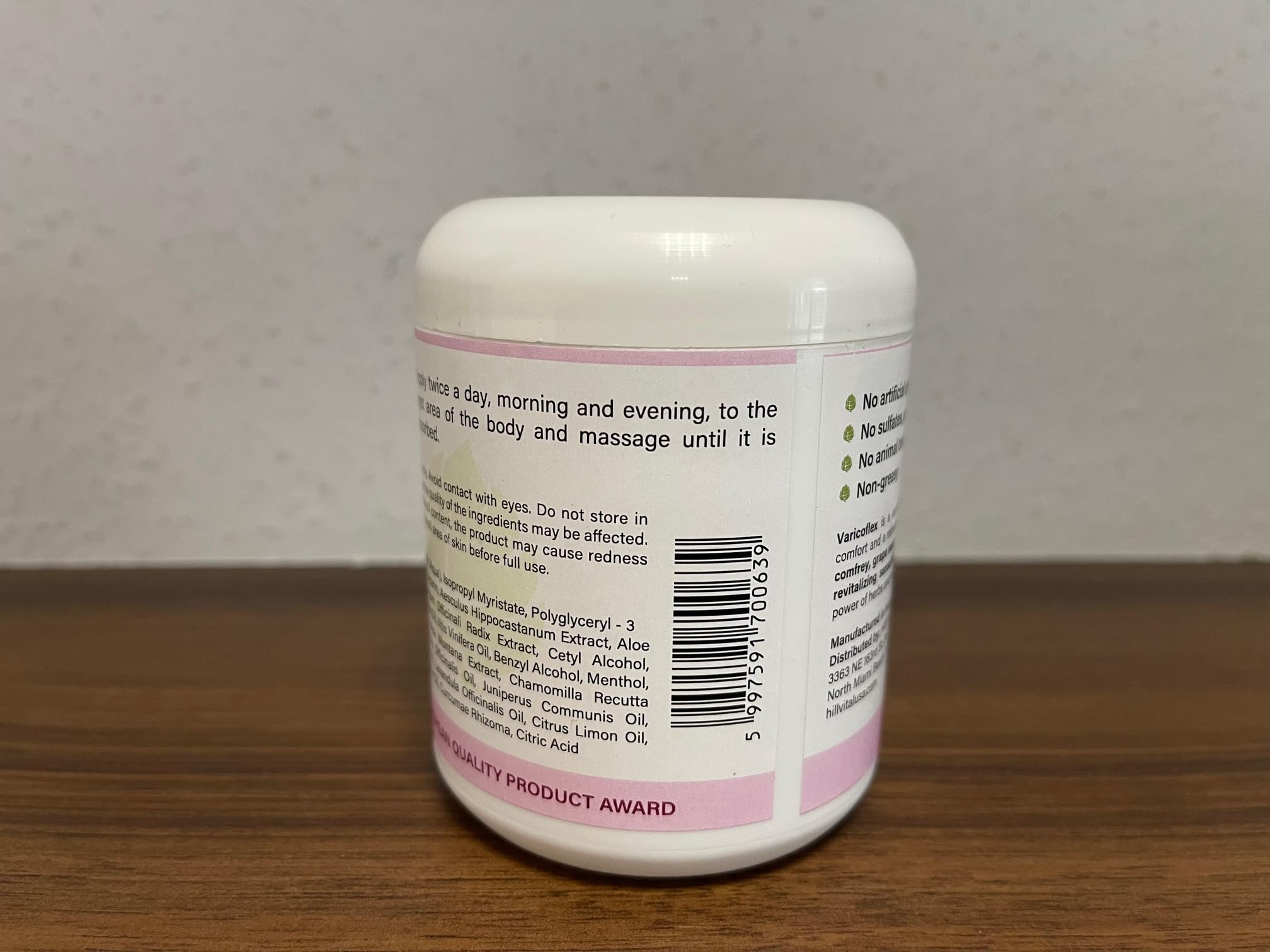 Hill Vital Natural Solutions HillVital Herbal Leg Care Balm with Horse Chestnut – Lightweight Botanical Cream for Daily Skin Care & Massage, Non-Greasy Formula for Legs & Body, 250 ml Hill Vital Natural Solutions uk supplements