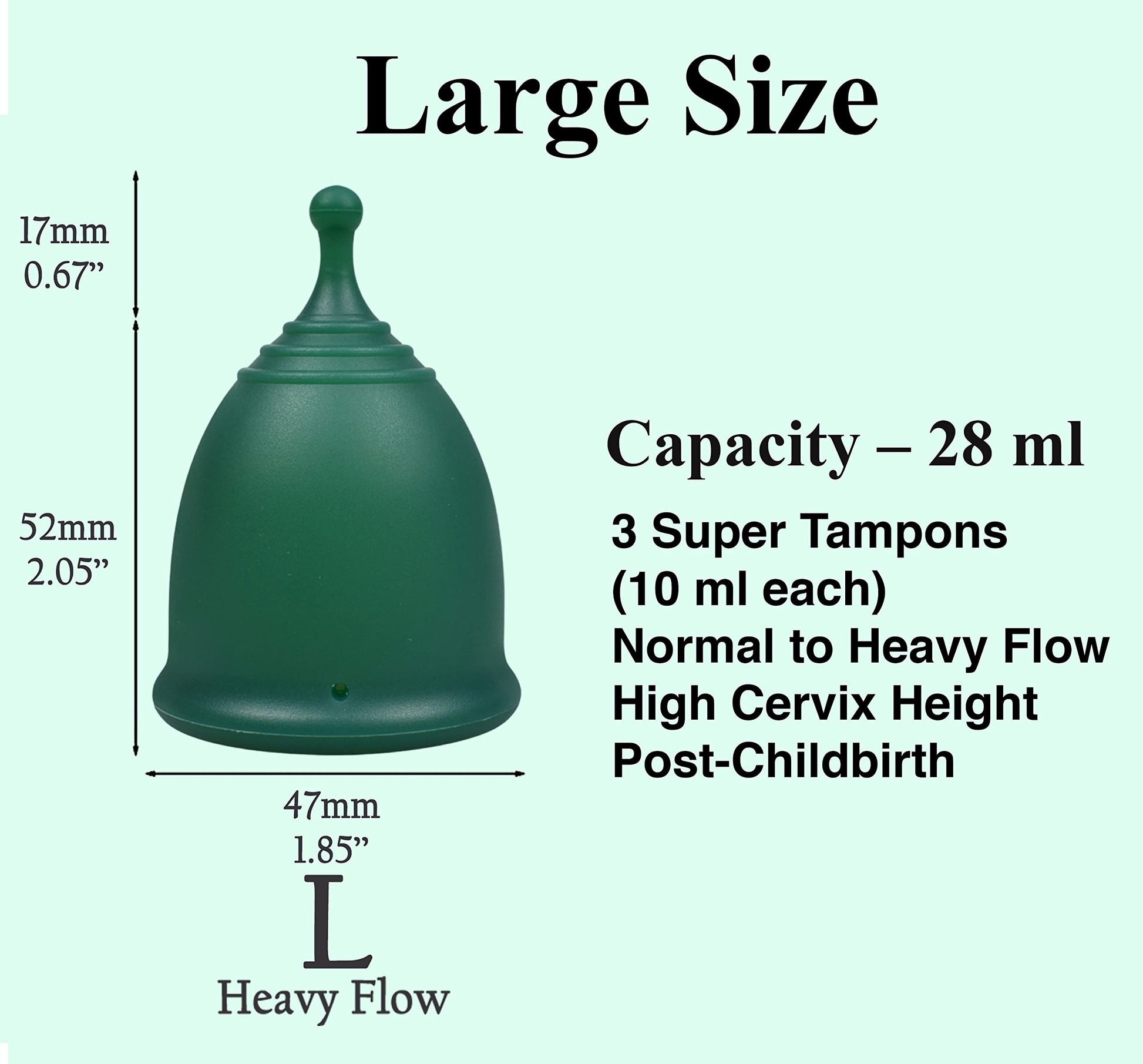 SHORDY Reusable Menstrual Cup (Small & Large) Set of 2 with Box, 100% Soft Silicone, Copa Menstruelle SHORDY uk supplements