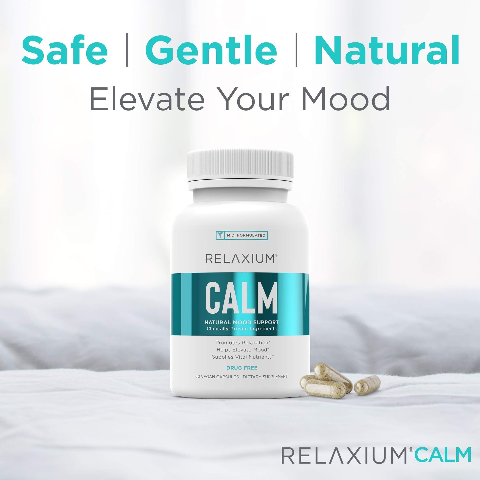 Relaxium Calm, Non-Habit Forming, Stress & Mood Support Supplement Relaxium uk supplements
