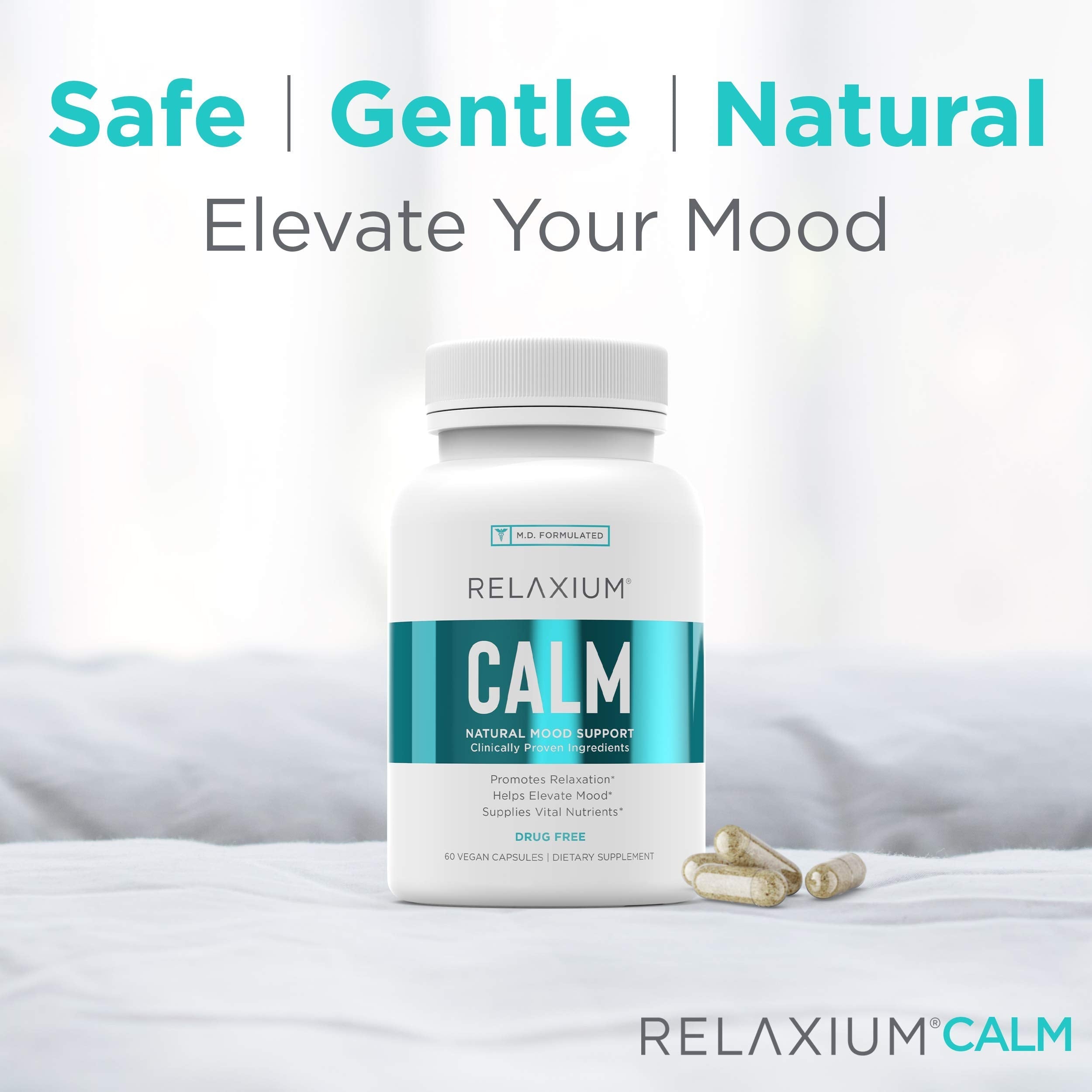 Relaxium Calm, Non-Habit Forming, Stress & Mood Support Supplement Relaxium uk supplements