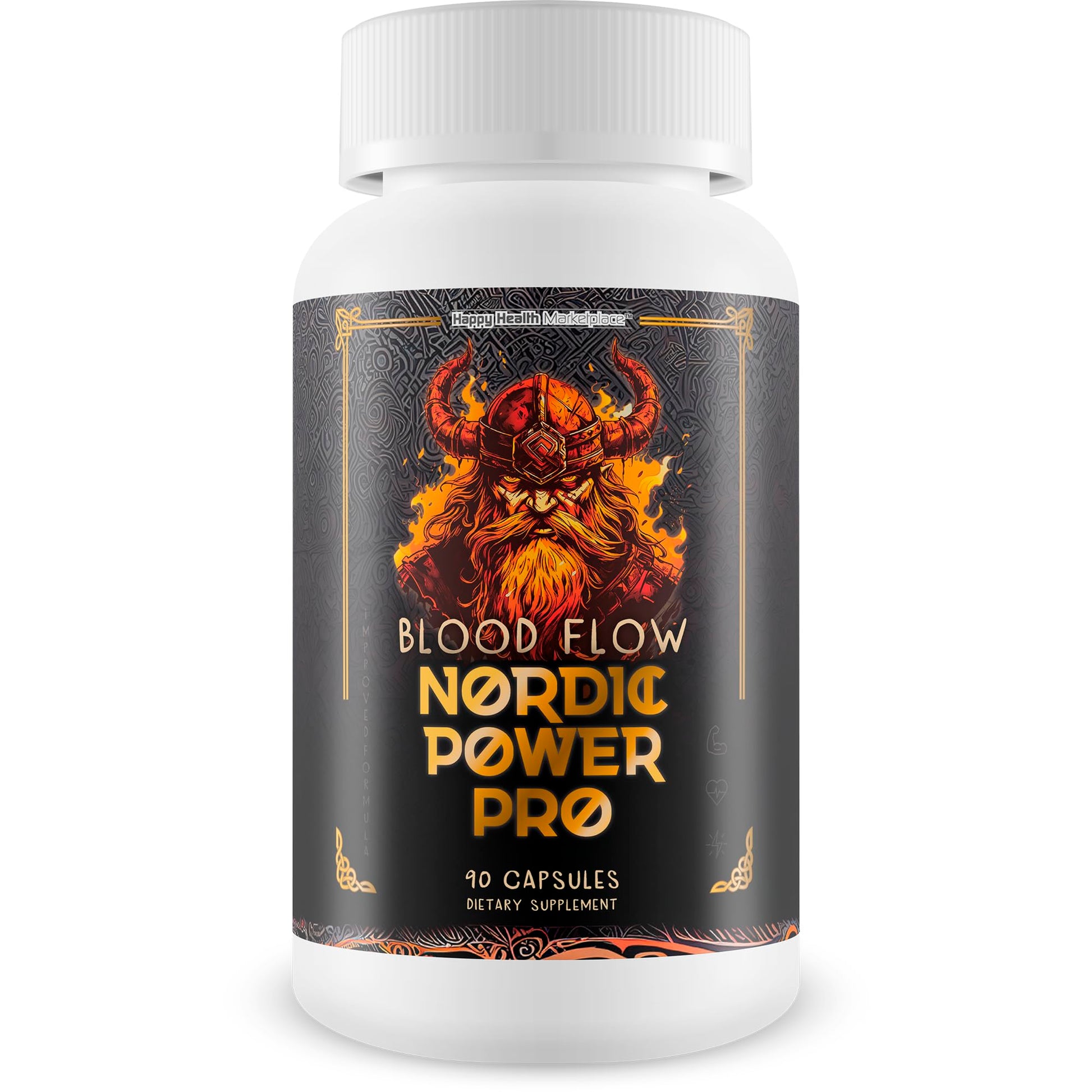 Blood Flow Nordic Power Pro - Our Best Blood Circulation Supplements for Men - Increase Blood Flow Care - Better Blood Flow Nordic Power Male Pills - Male Nordic Power Supplement for Max Blood Flow Happy Health Marketplace uk supplements