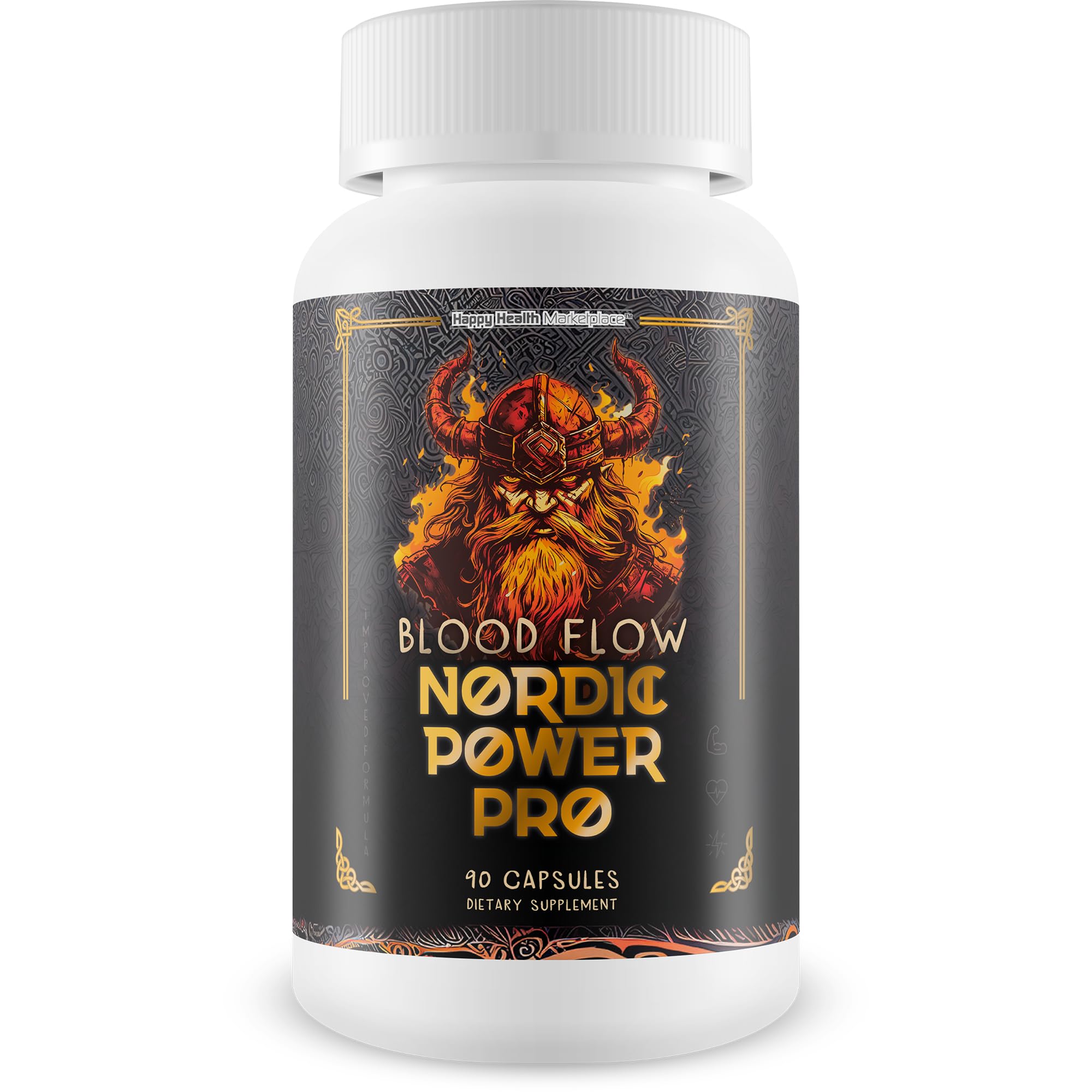 Blood Flow Nordic Power Pro - Our Best Blood Circulation Supplements for Men - Increase Blood Flow Care - Better Blood Flow Nordic Power Male Pills - Male Nordic Power Supplement for Max Blood Flow Happy Health Marketplace uk supplements