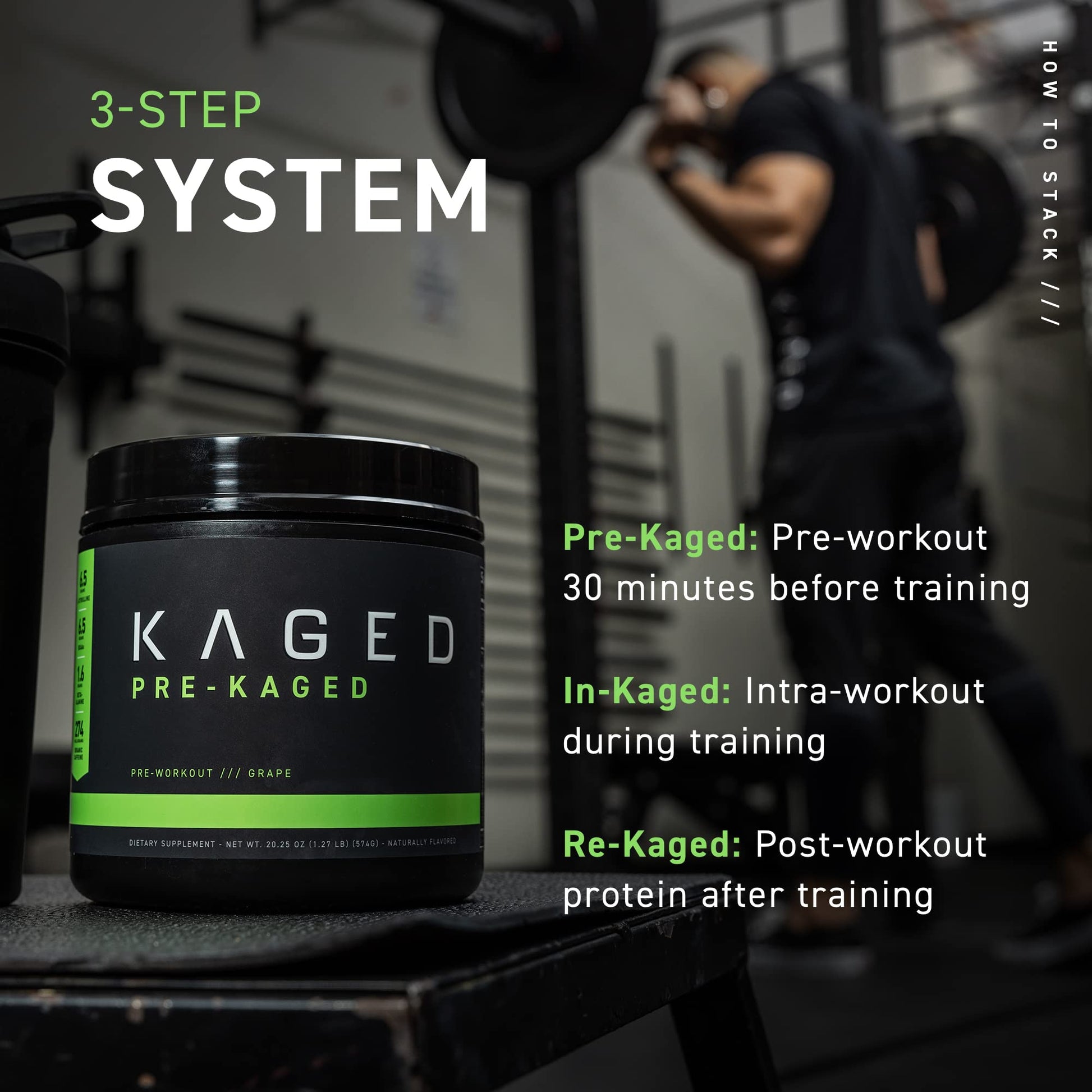 Kaged Original Pre Workout Powder | Berry Blast | Pre-Kaged | Formulated with Creatine Kaged uk supplements