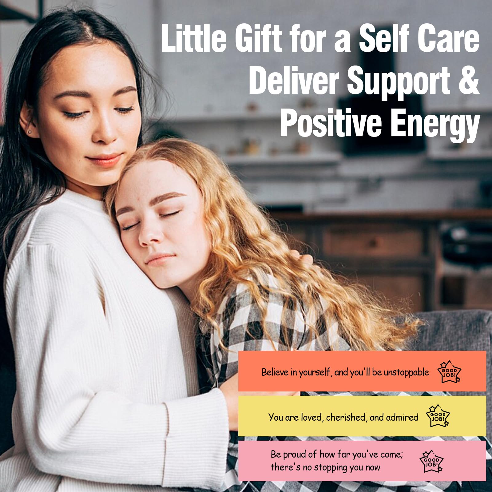 HIONXMGA Positive Messages in a Bottle (60+ Positive Affirmations),Self Care Gifts for Women Men HIONXMGA uk supplements