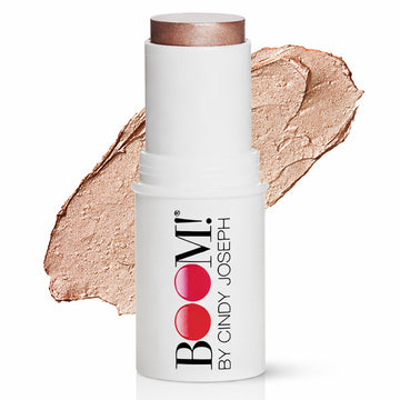Boomstick Glimmer ® Highlighter Makeup Stick, Subtle Shimmer Face Highlighter Stick for Mature Skin, Hydrating Cream Makeup for Cheekbones, Brow Bones & Nose, No Glitter Highlight BOOM! by Cindy Joseph uk supplements