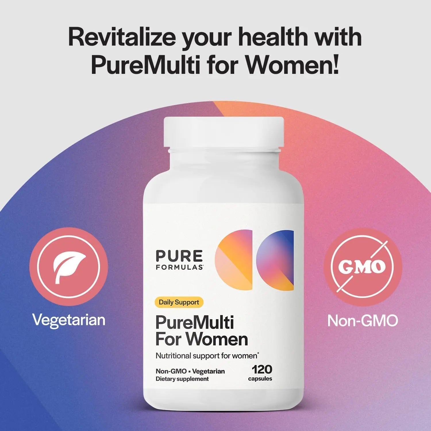 PureFormulas PureMulti for Women - Comprehensive Multivitamin for Women with Essential Nutrients and Herbal Support Womens Daily Multivitamins PureFormulas uk supplements