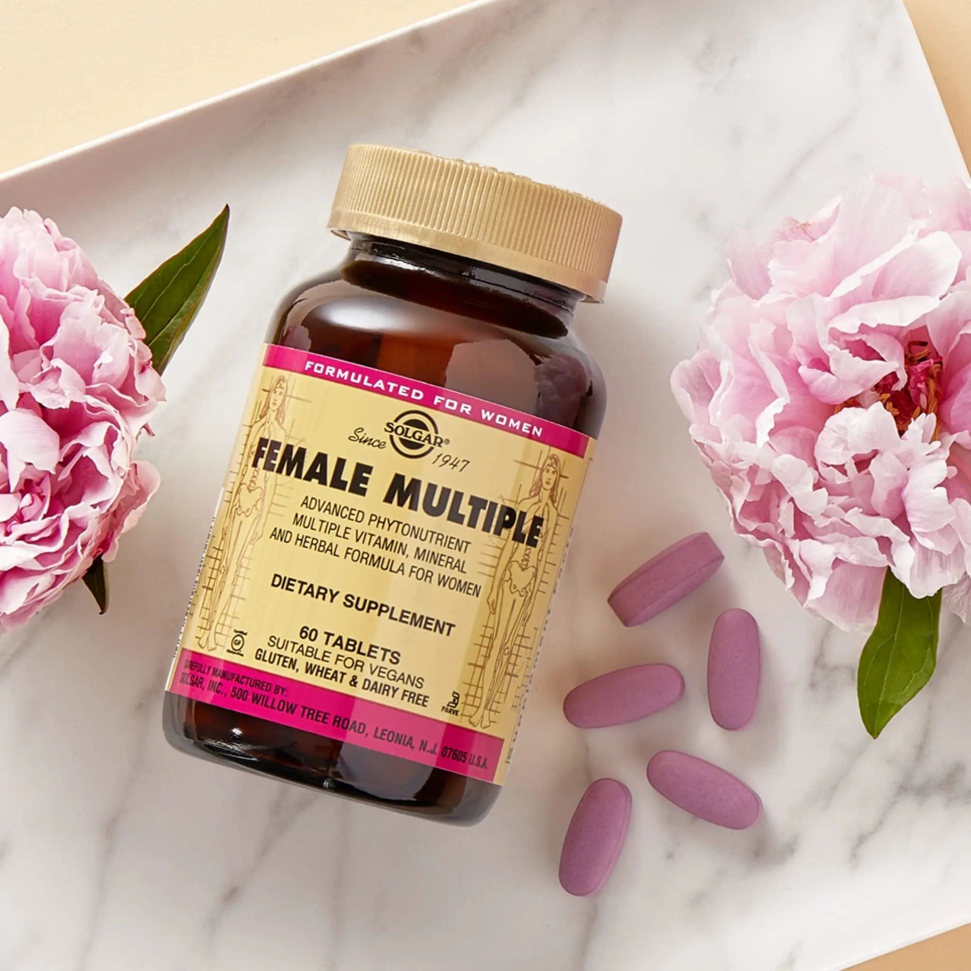 Solgar Female Multiple, 120 Tablets - Multivitamin, Mineral & Herbal Formula for Women - Advanced Phytonutrient Solgar uk supplements