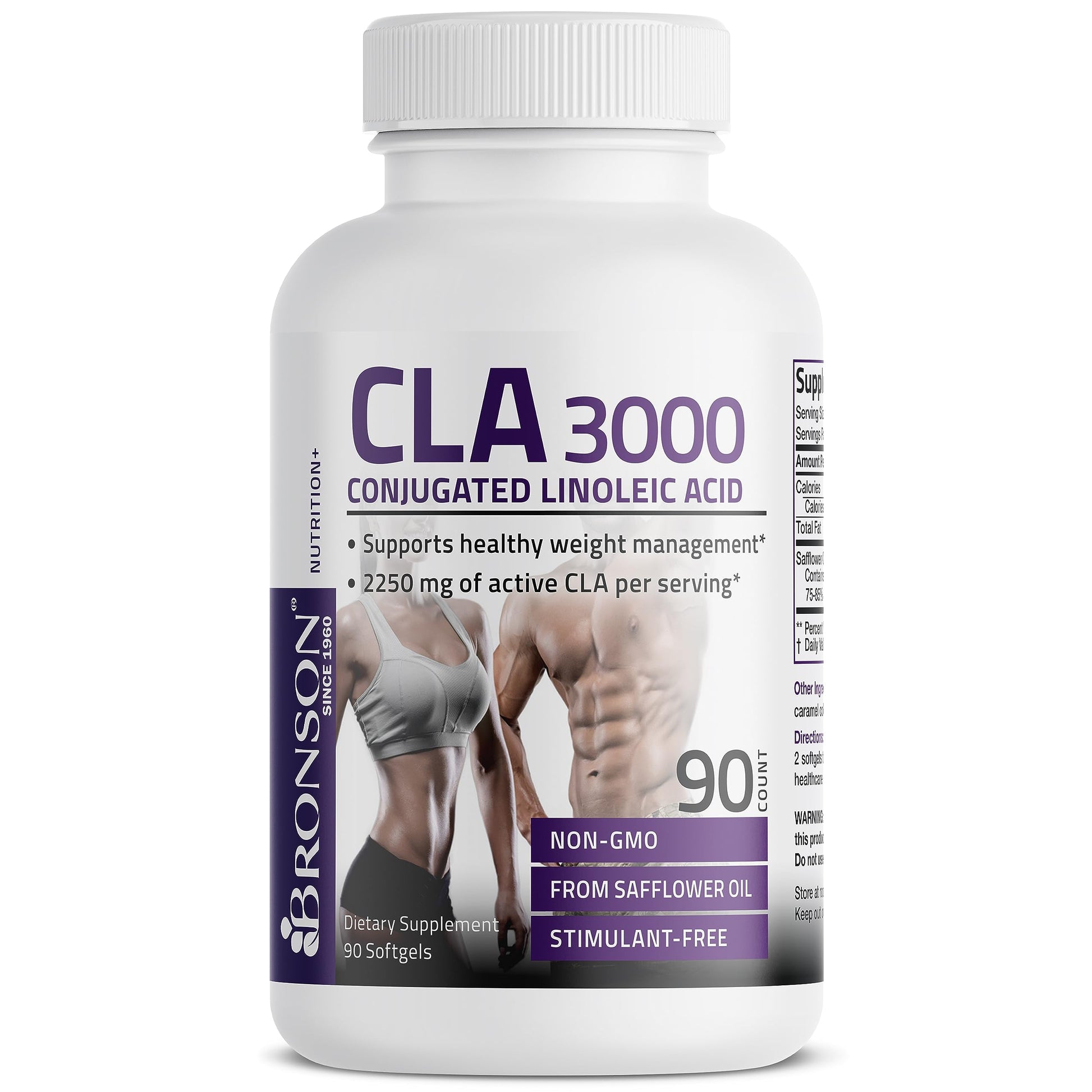 Bronson CLA 3000 Extra High Potency Supports Healthy Weight Managem Bronson uk supplements