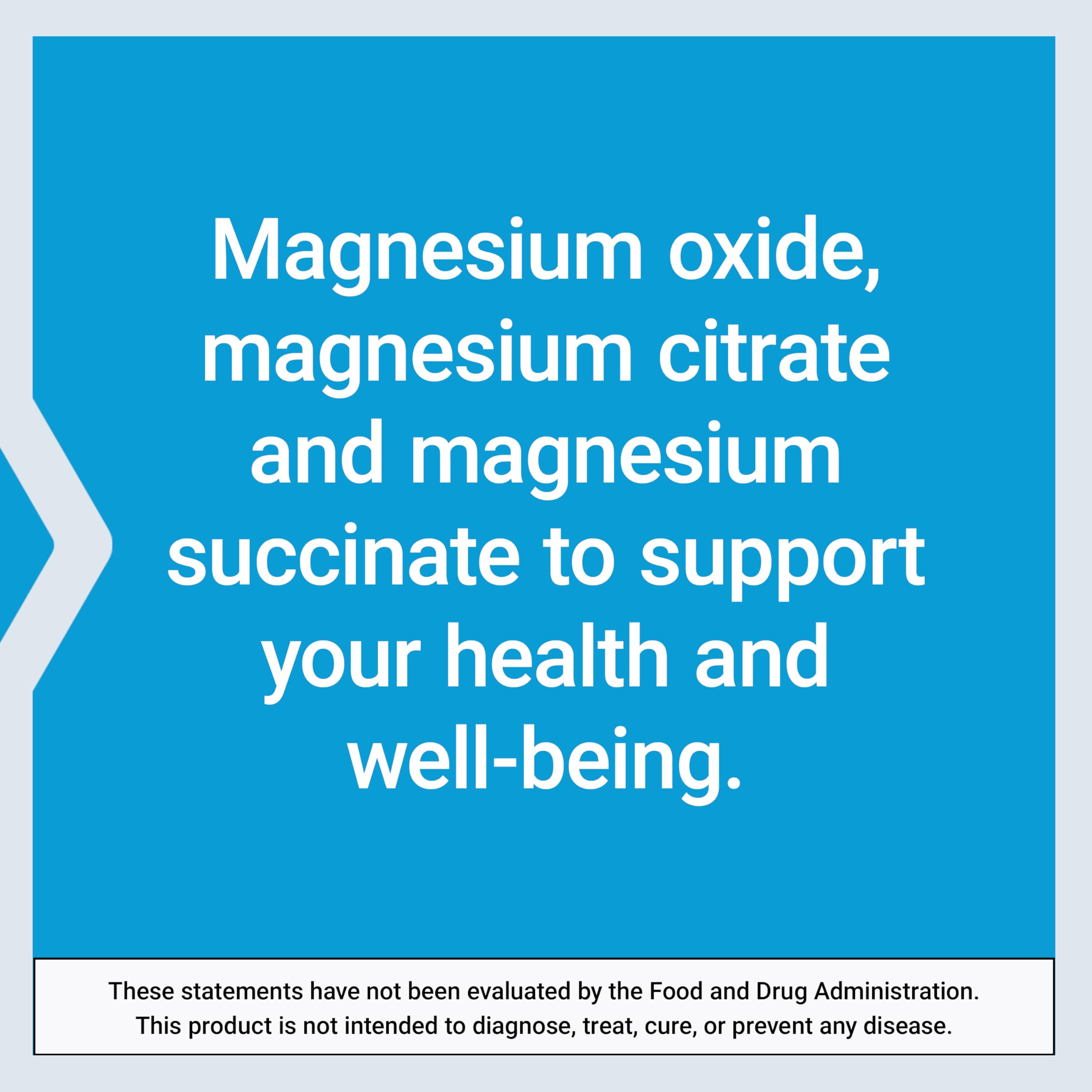 Life Extension Magnesium Caps, 500 mg, Magnesium Oxide, Citrate, and Succinate, Heart Health, Healthy Bones, Metabolism Support, 100 Vegetarian Capsules Life Extension uk supplements