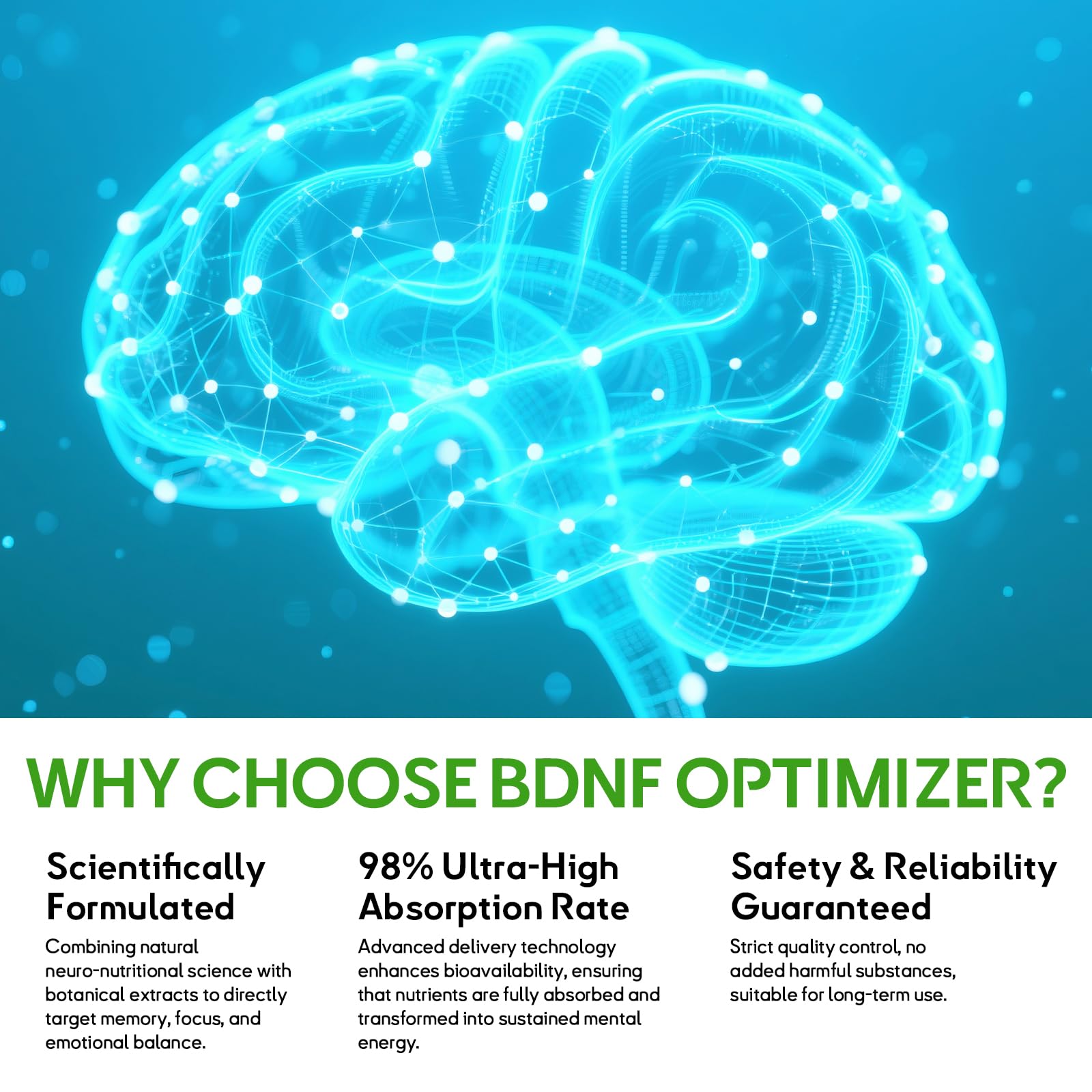 Nootropic Brain Supplement for Memory & Focus Support – Advanced Cognitive Formula for Mental Clarity & Mood Balance with Bacopa Monnieri, Lion's Mane, Alpha GPC & Omega-3 – 120 Capsules CelluTech uk supplements