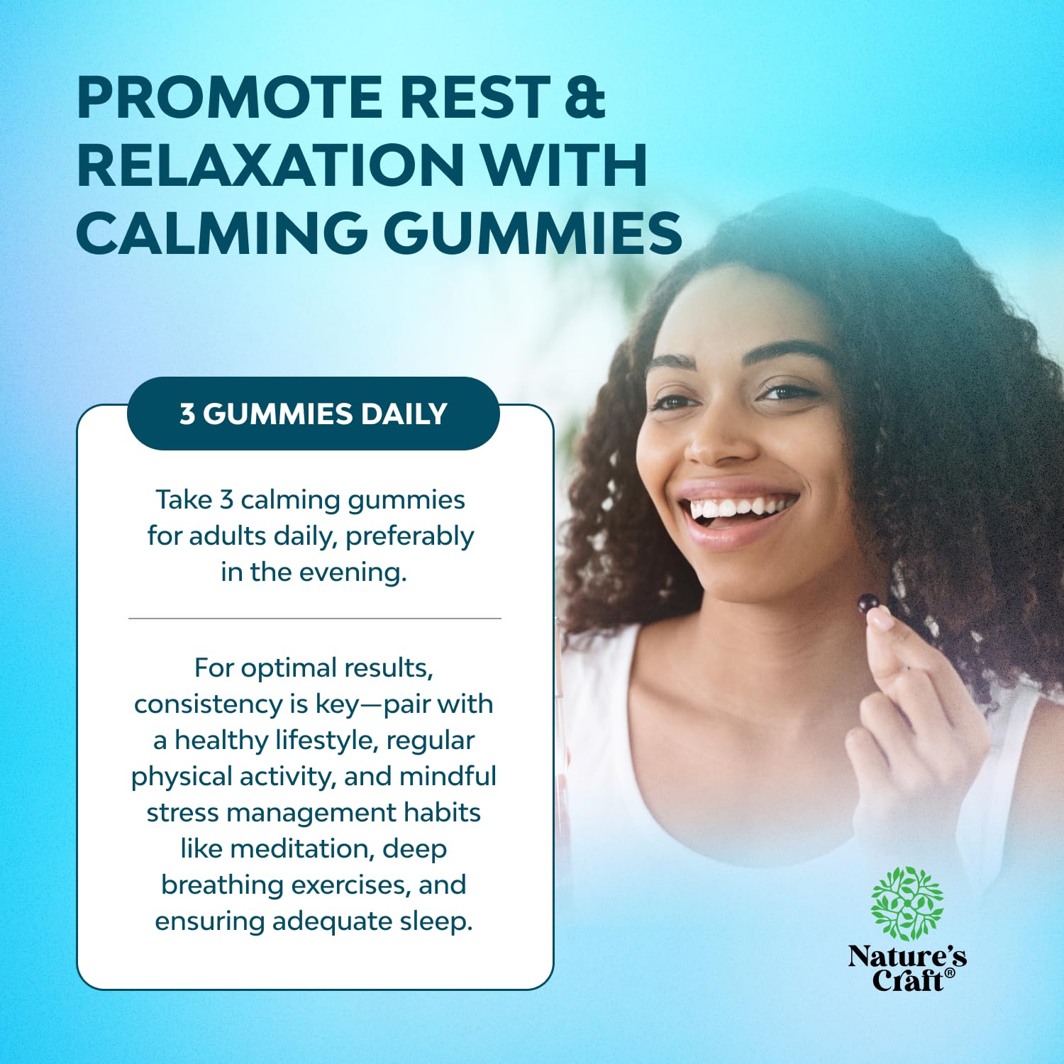Pure Calm and Relaxing Magnesium Supplement - Magnesium for Stress Support & Rest Ease for Adults - High Absorption Mg Citrate Gummies with L Theanine & Ashwagandha for Muscle Cramps - 90 Count Natures Craft uk supplements