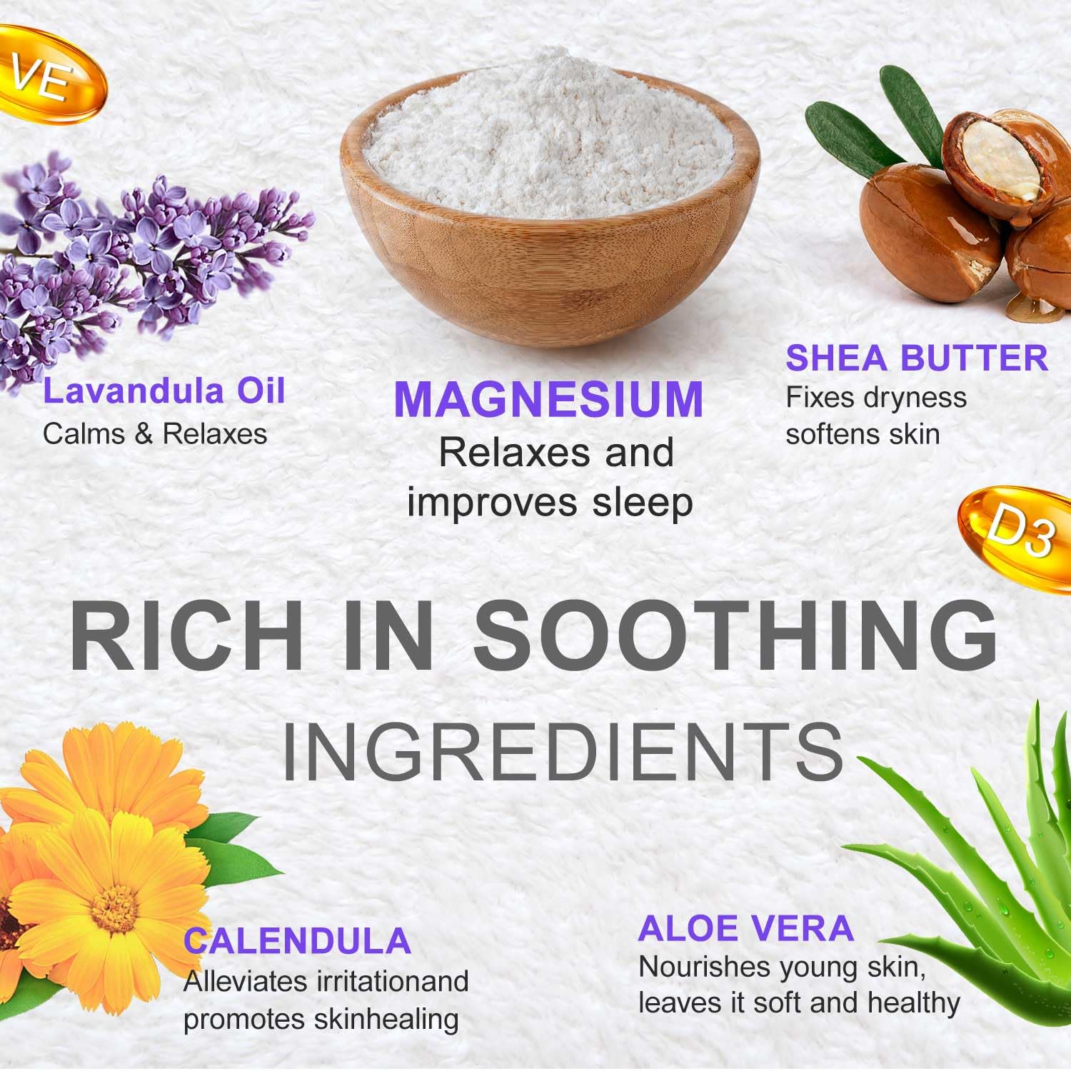 RIGBOO Magnesium Lotion for Sleep, Magnesium Cream, Muscle Relief and Relaxation Non-Greasy, Fast Absorbing Body Lotion with Coconut Oil with Chamomile, Safe for Sensitive Skin (Lavender) RIGBOO uk supplements