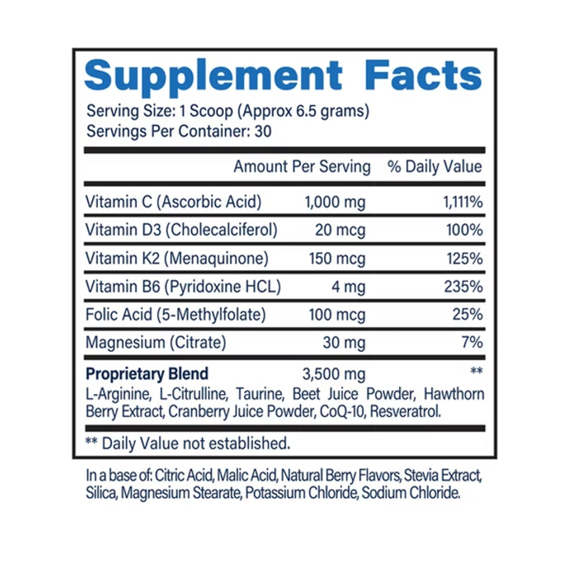 H2O Cardio | Nitric Oxide Supplement Drink | Wellness & Hydration Support | Arginine & Citrulline Powder | Berry Flavored Drink Mix for Daily Activity | Net Wt. 3.35 Ounces H2O CARDIO uk supplements