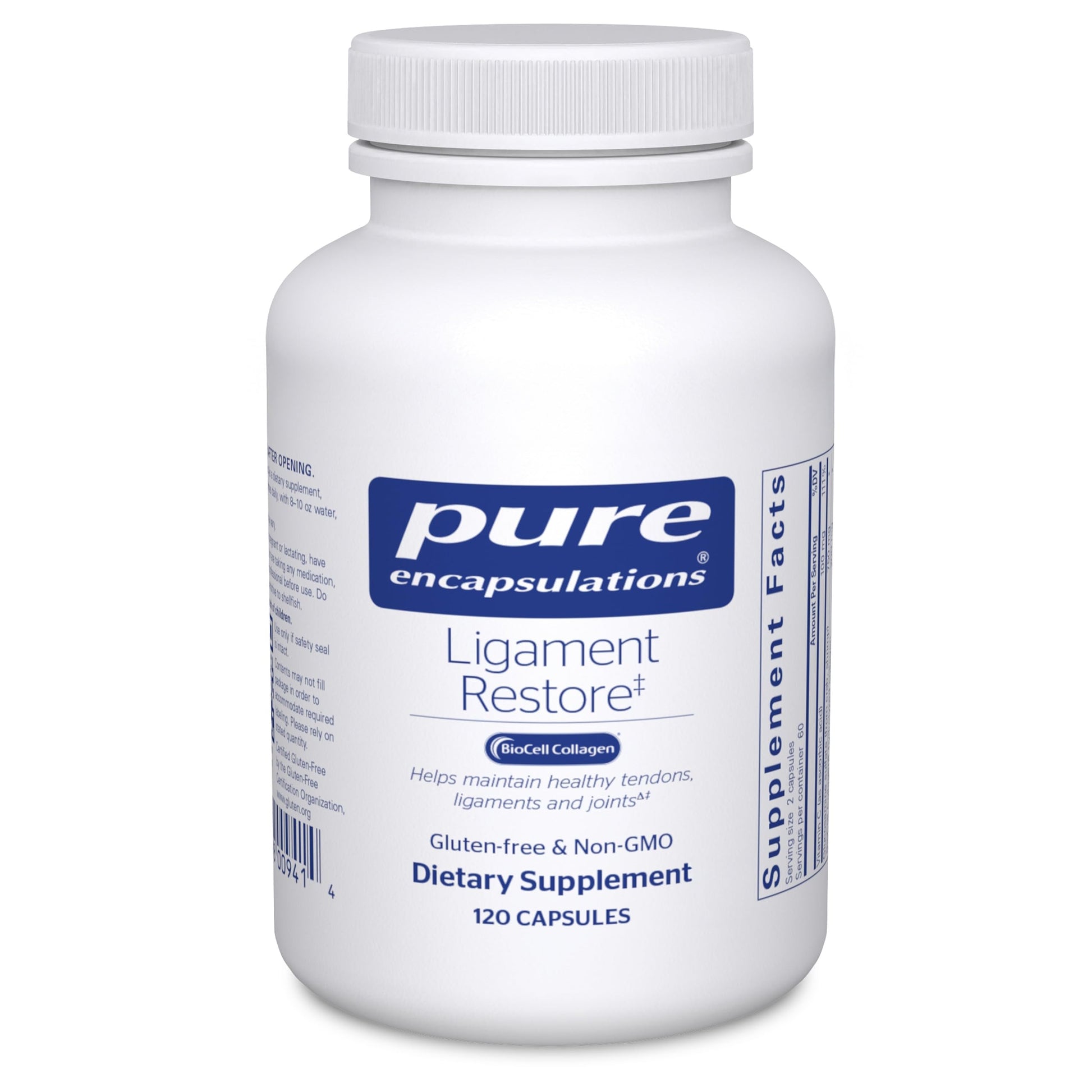Pure Encapsulations - Ligament Restore - Dietary Supplement Helps Maintain Healthy Tendons, Ligaments and Joints - 120 Capsules Pure Encapsulations uk supplements